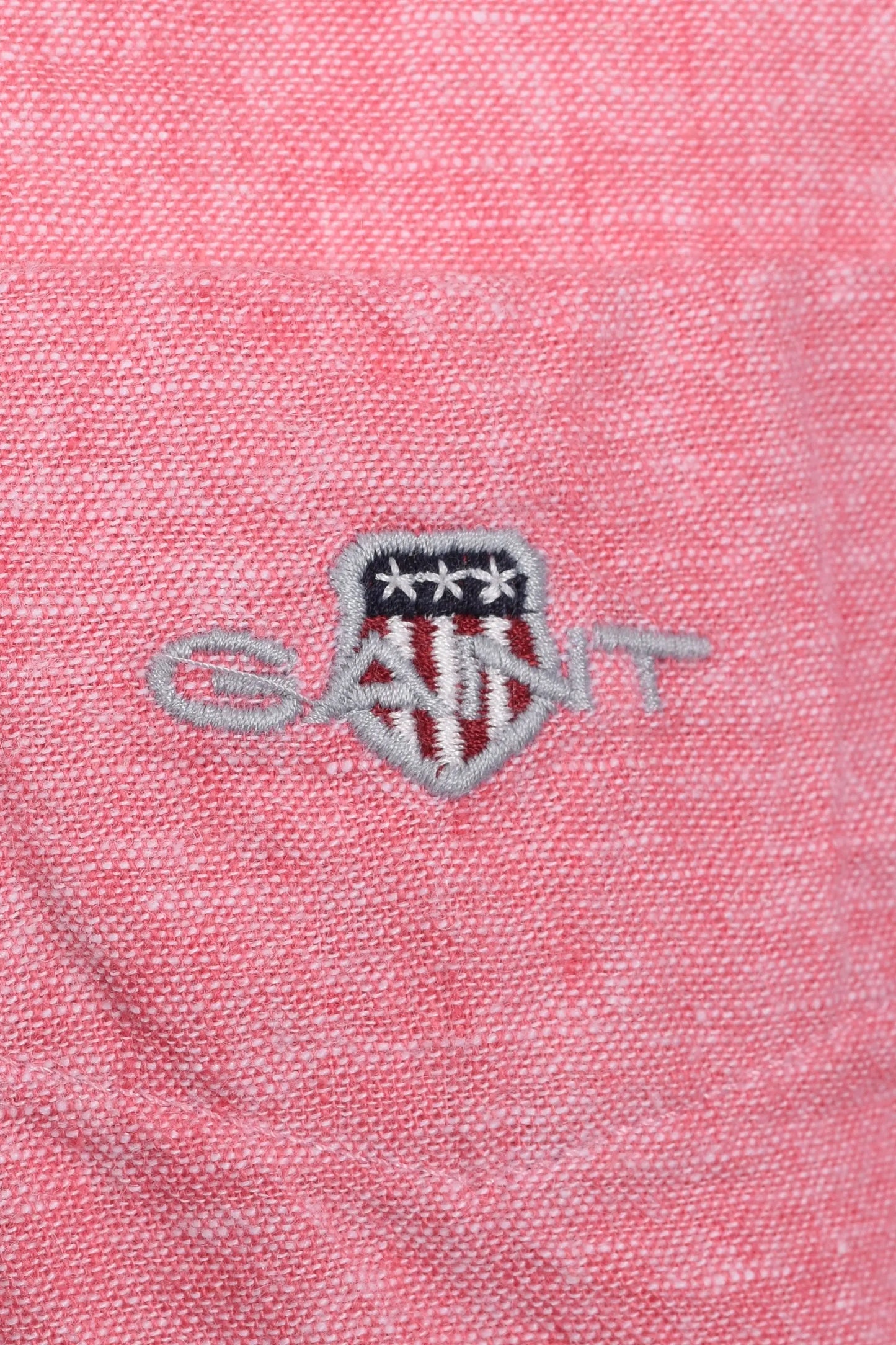 GANT REG COTTON LINEN SHORT SLEEVE SHIRT ROSE PINK Gant
