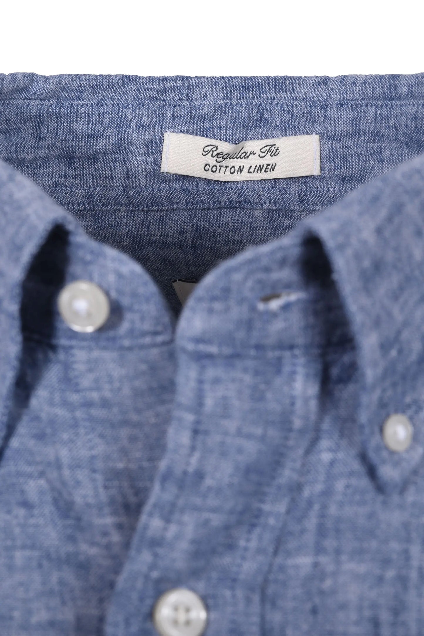 GANT REG COTTON LINEN SHORT SLEEVE SHIRT VINTAGE BLUE Gant