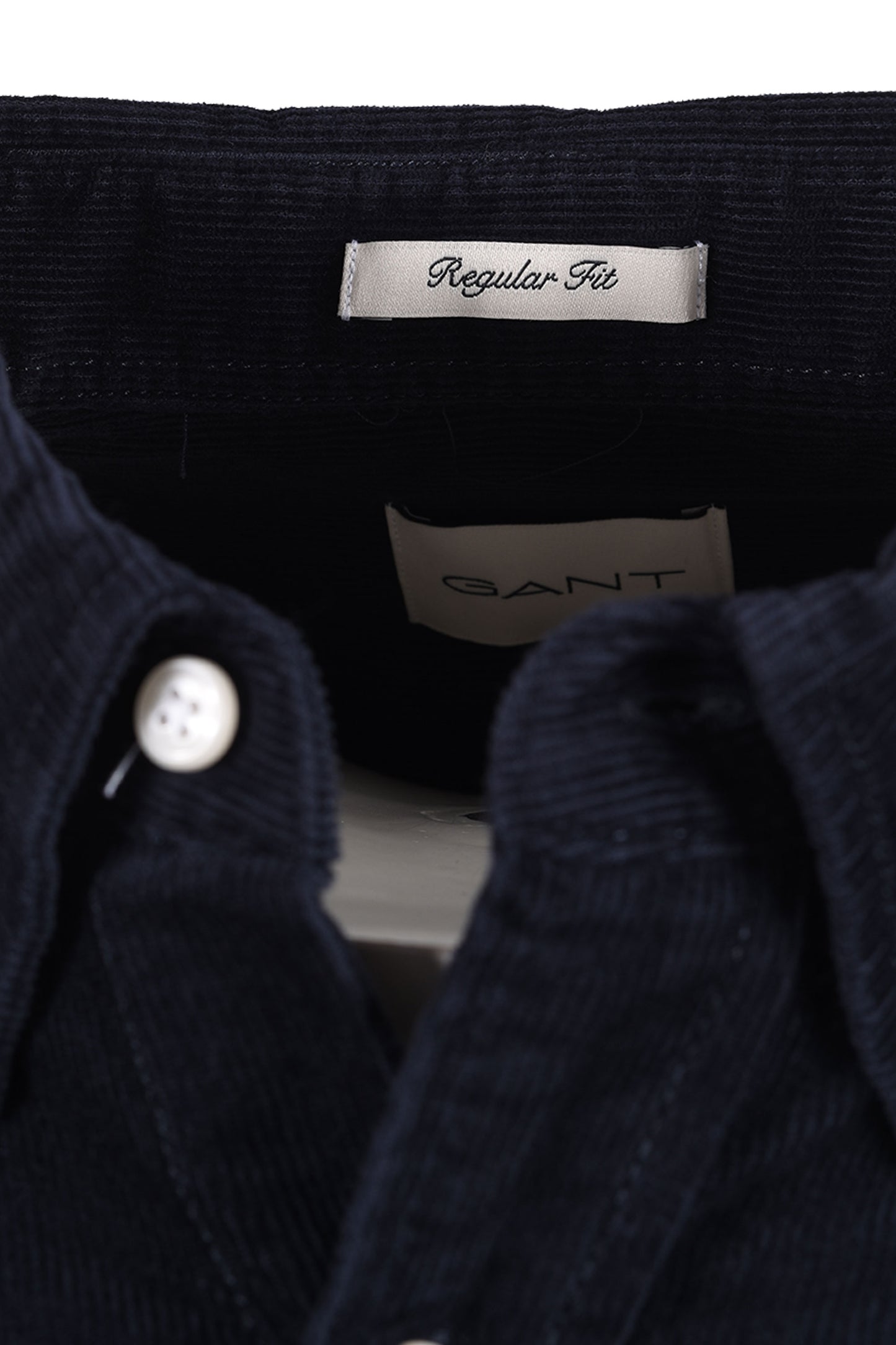 GANT REG FIT CORD SHIRT EVENING BLUE Gant Michael Stewart Menswear Shirts