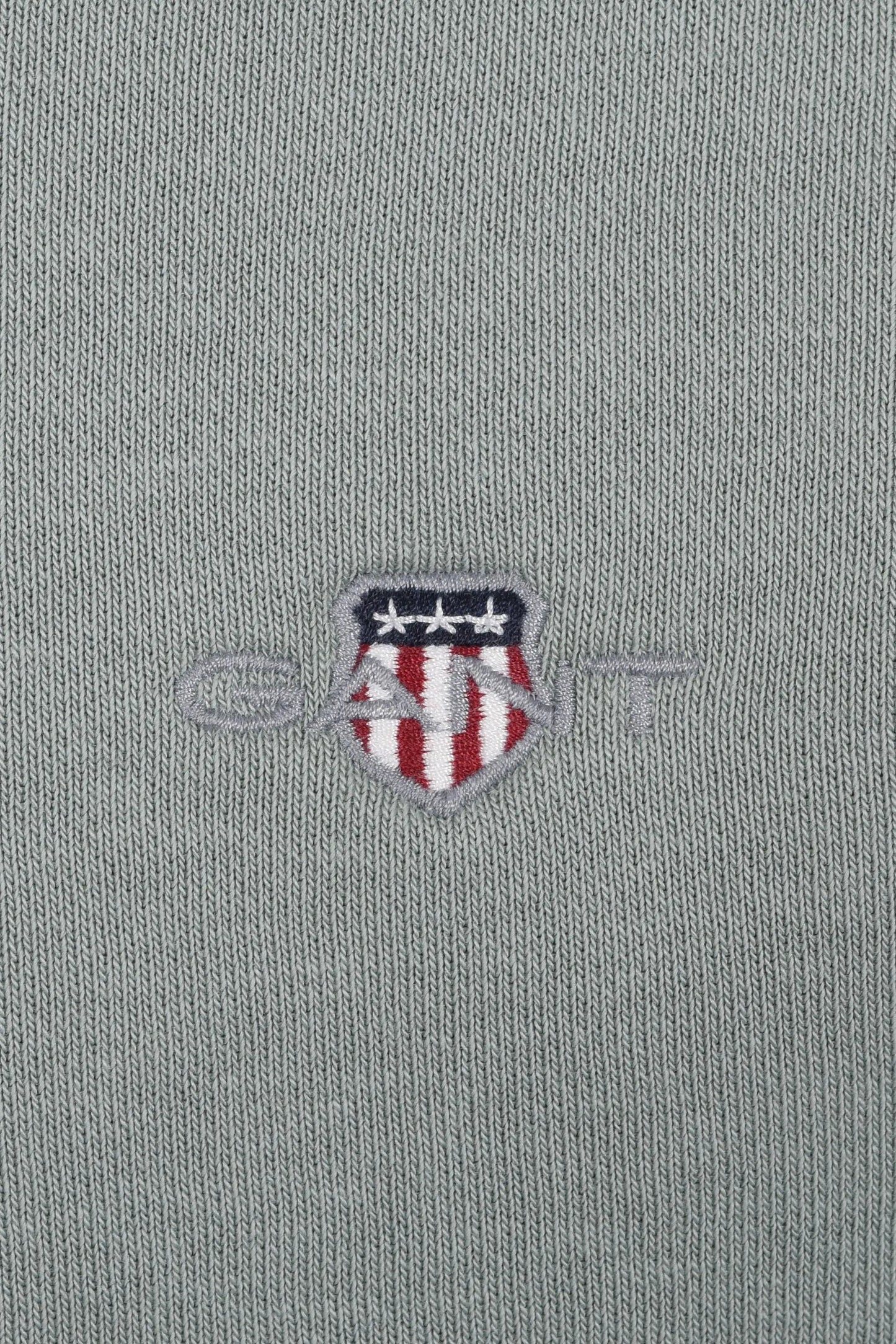 GANT REG SHIELD HALF ZIP SWEAT CERAMIC GREY Gant