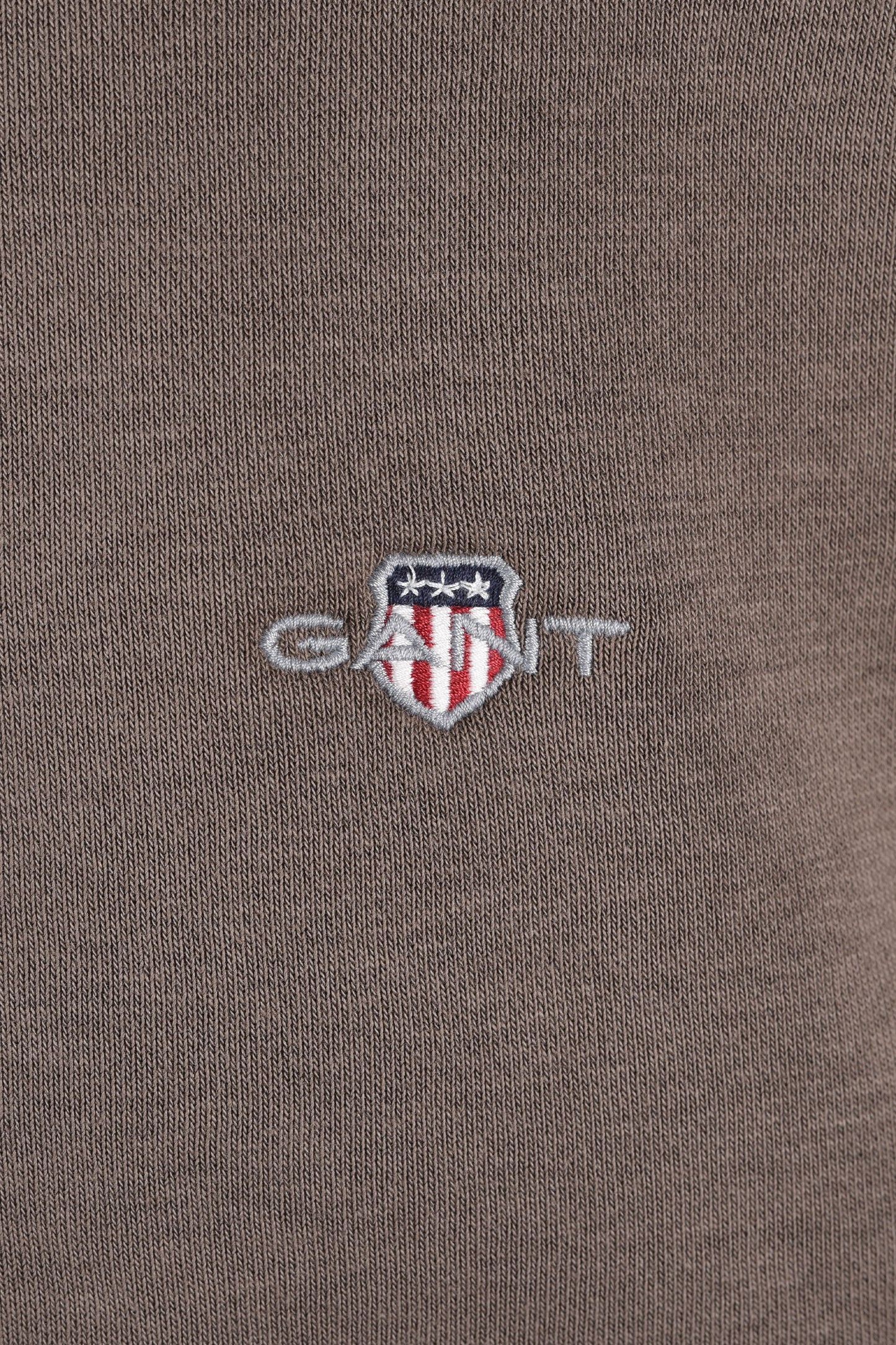 GANT REG SHIELD HALF ZIP SWEATSHIRT FADED TAUPE Gant Michael Stewart Menswear