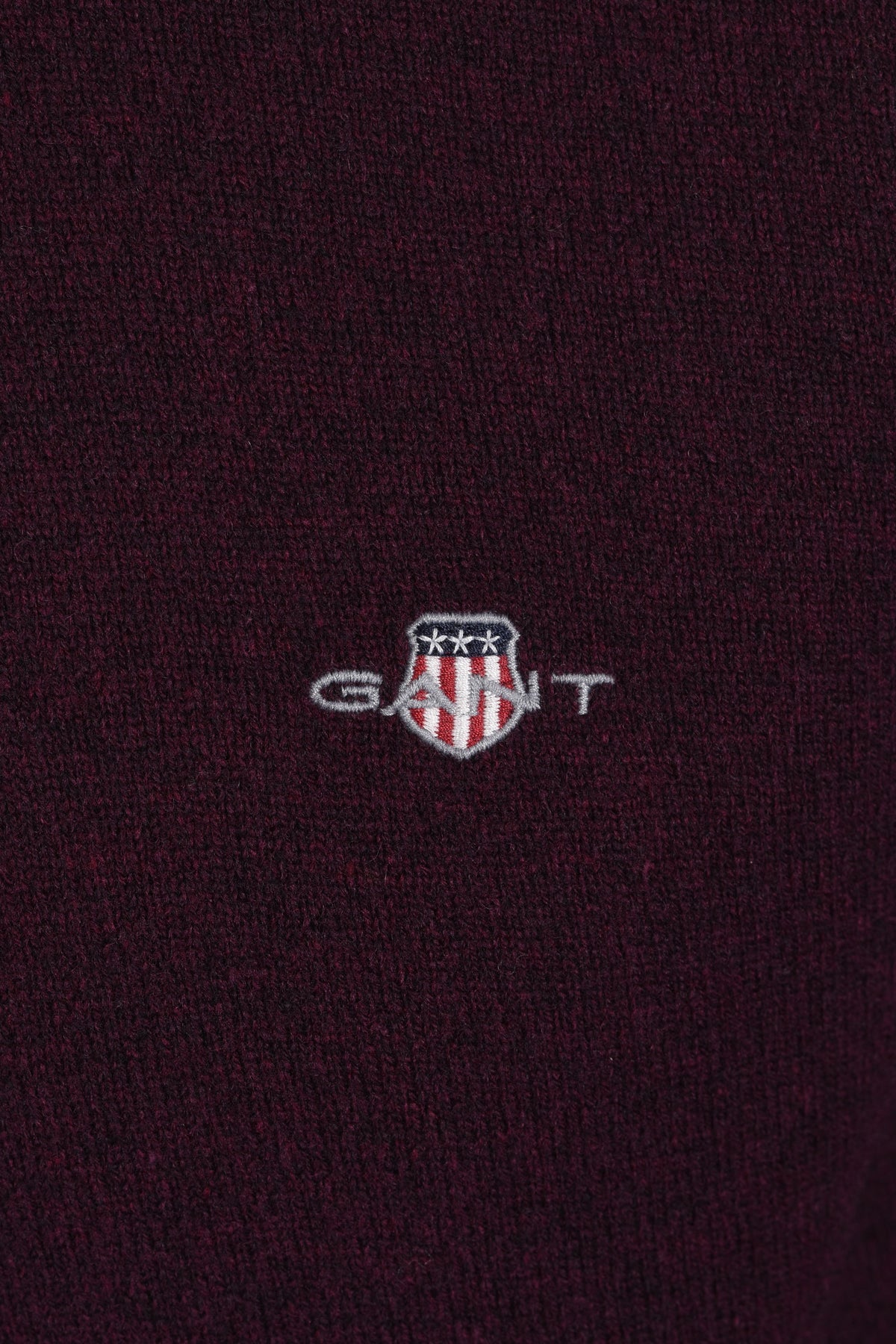 GANT SUPERFINE LAMBSWOOL POLO DARKEND WINE Gant Michael Stewart Menswear Polo Shirts