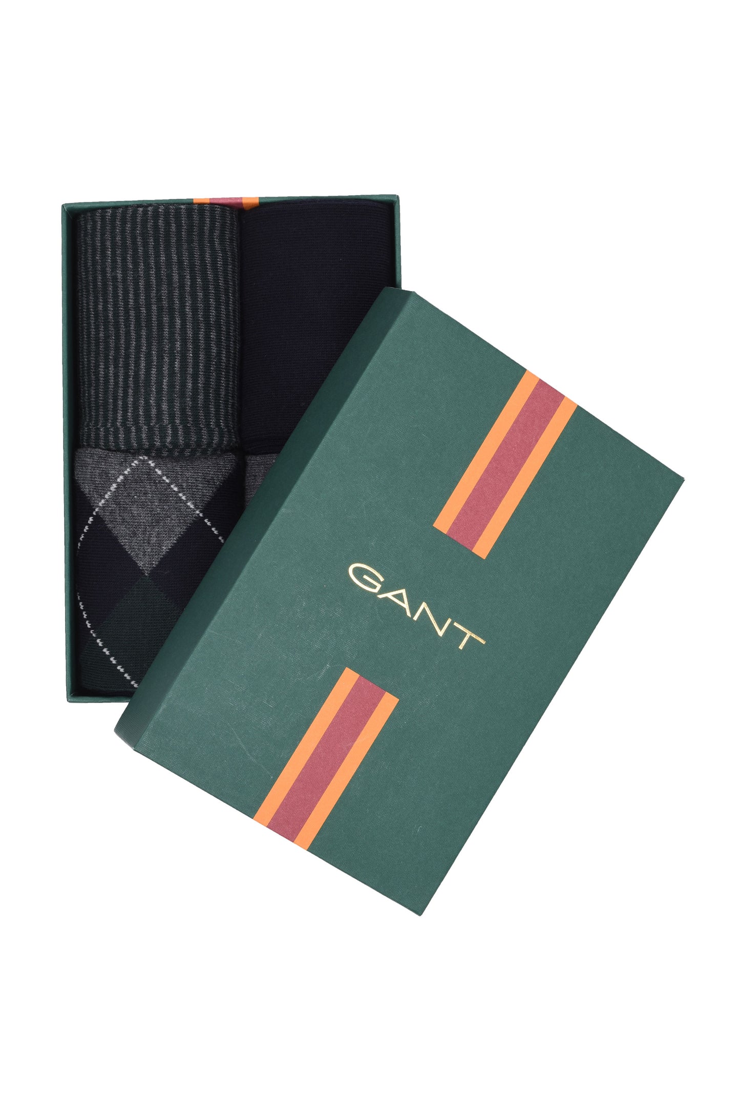 Gant Argyle & Stripe 4pk Socks Marine