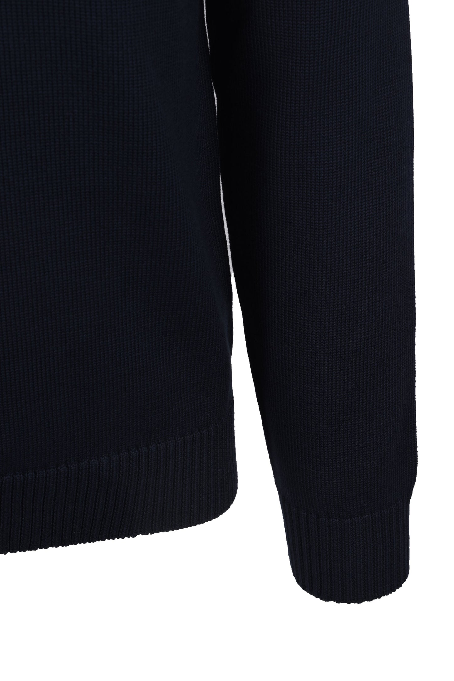 Gant Cotton Half Zip Knitwear Evening Blue