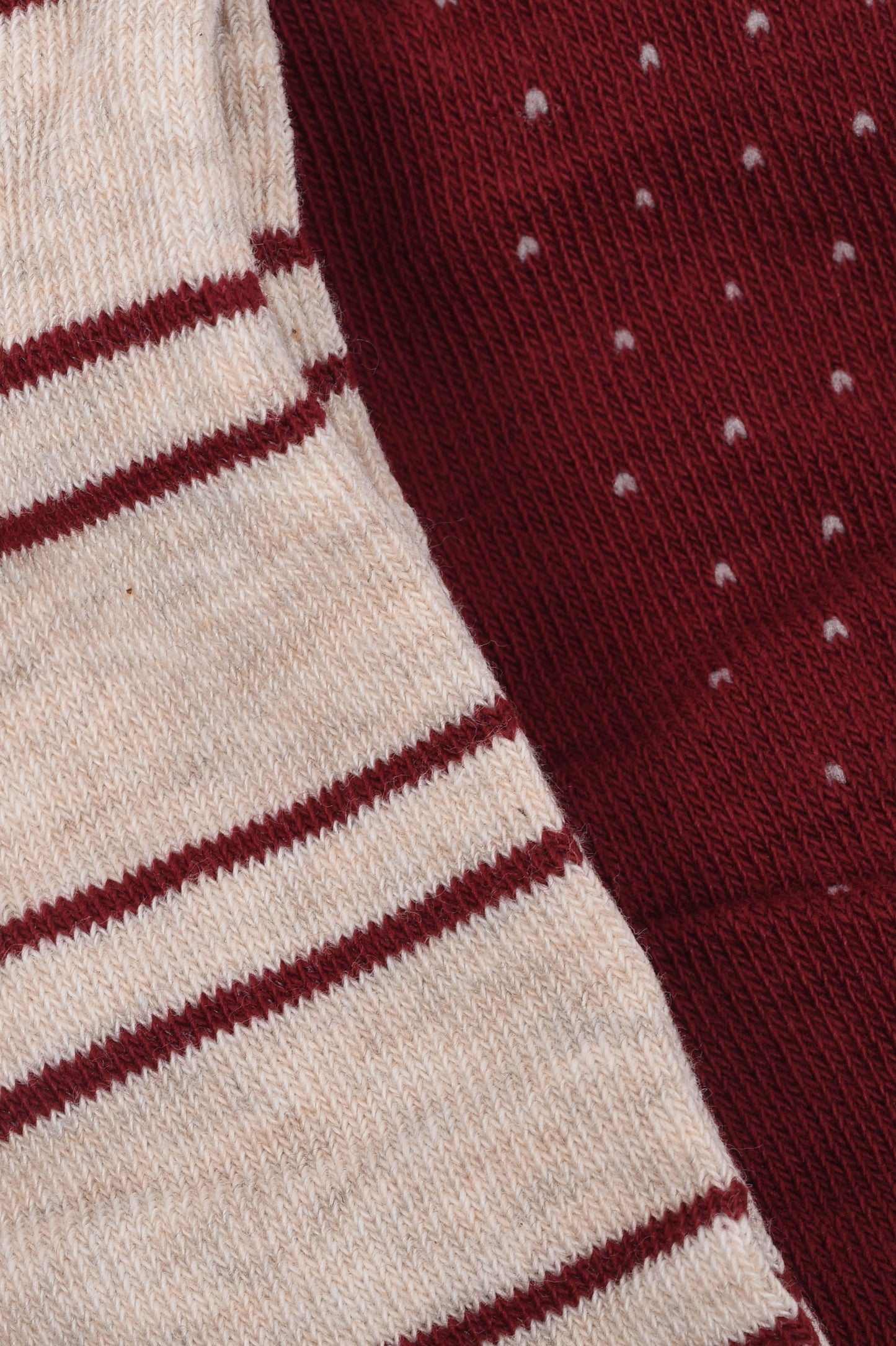Gant Stripe and Mini Dot 2pk Socks Plumped Red