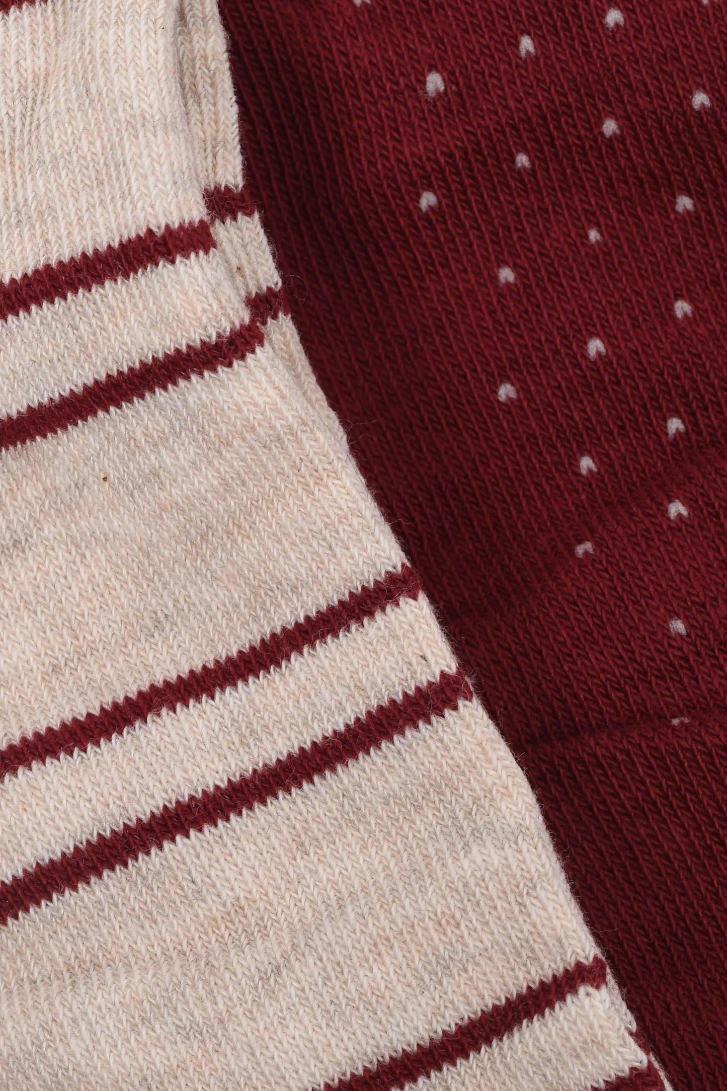 Gant Stripe and Mini Dot 2pk Socks Plumped Red Gant
