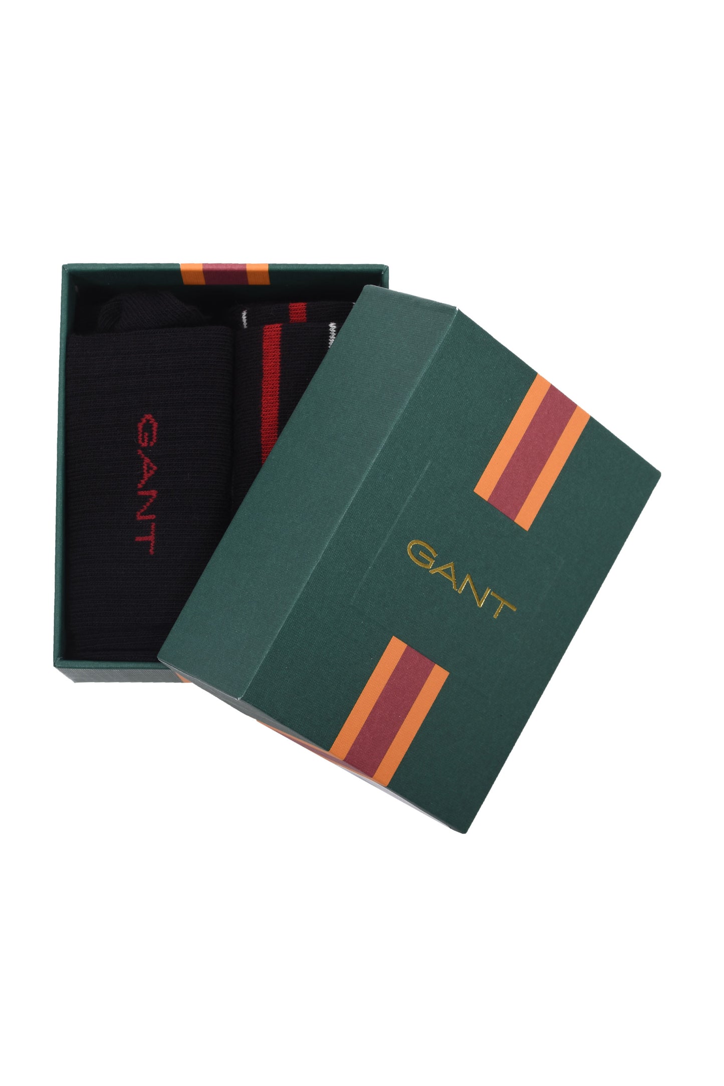 Gant Multi-Stripe 2pk Socks Black
