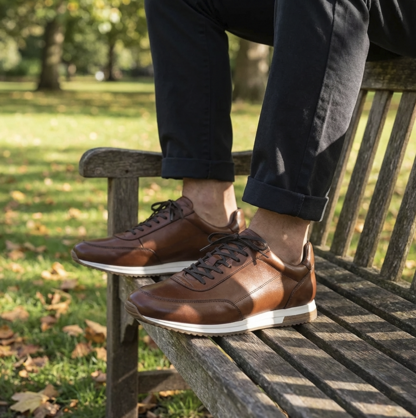 Loake Bannister Trainer Cedar Calf