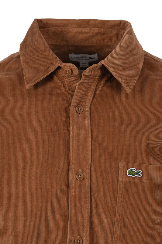 Lacoste Cord Shirt Tan