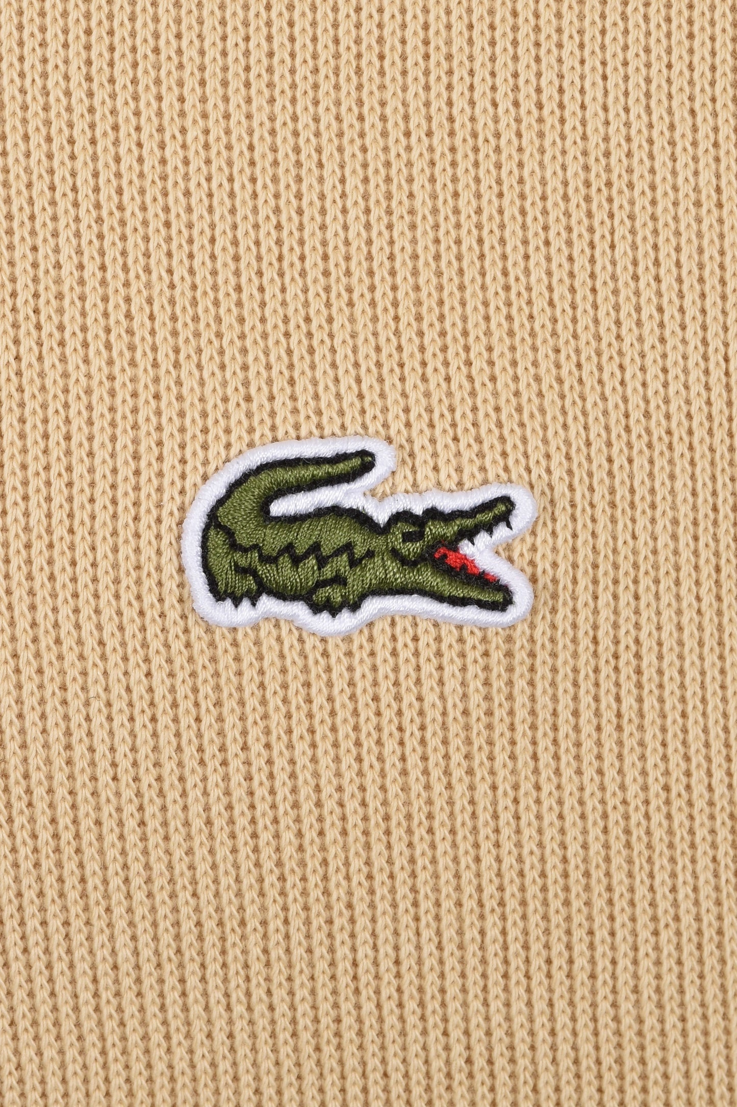 Lacoste HALF ZIP SWEATSHIRT BEIGE