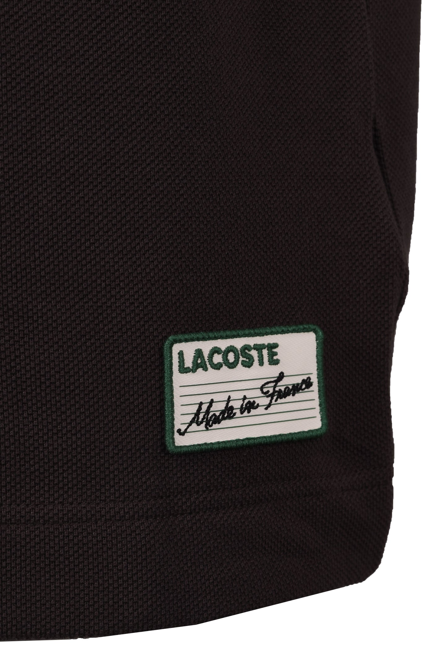 Lacoste Made in France Classic Fit Polo Brown