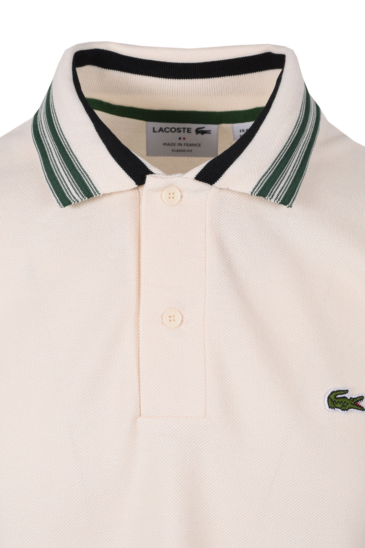 Lacoste Made in France Classic Fit Polo Cream