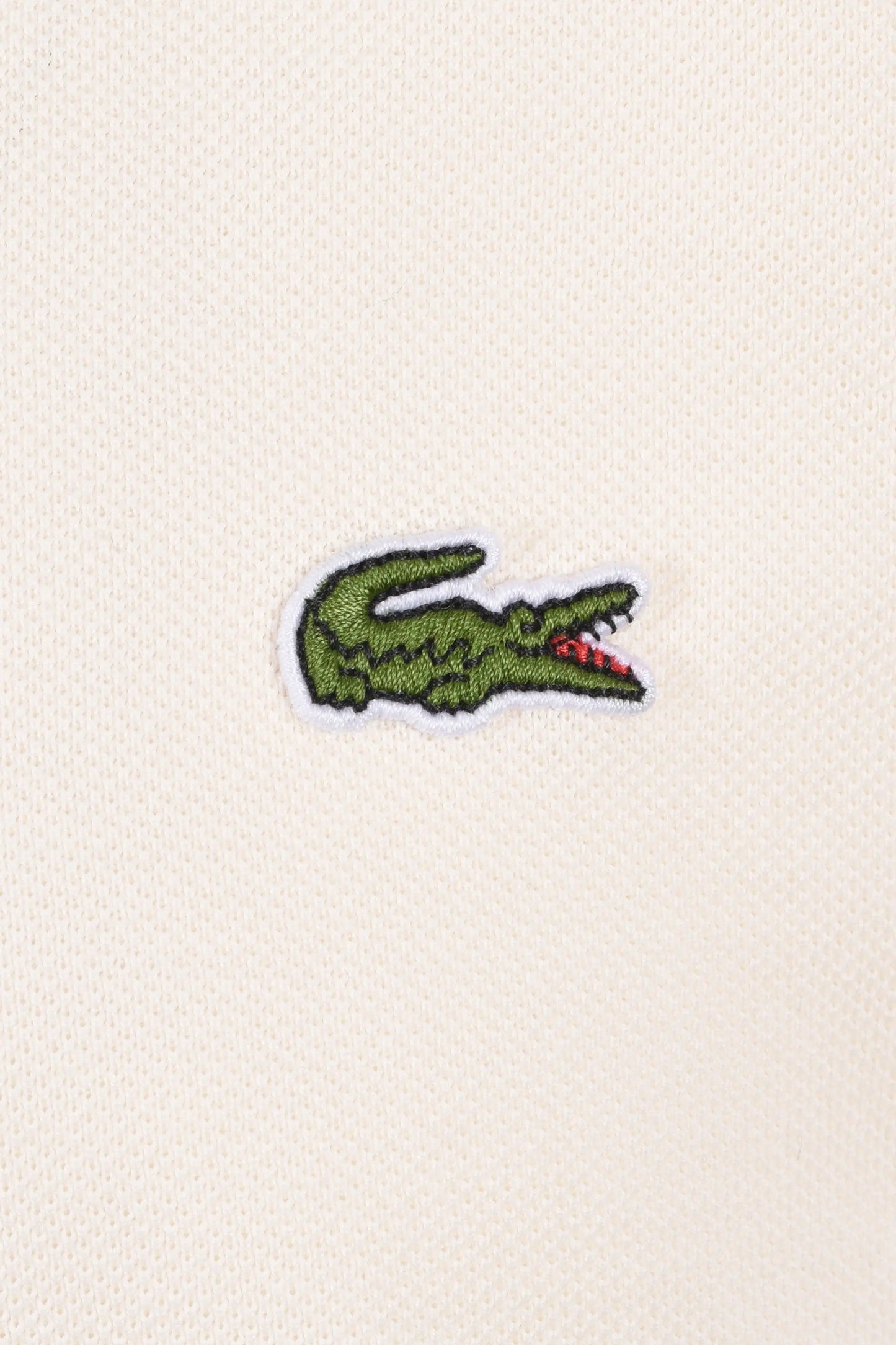 Lacoste Made in France Classic Fit T-Shirt Cream Lacoste