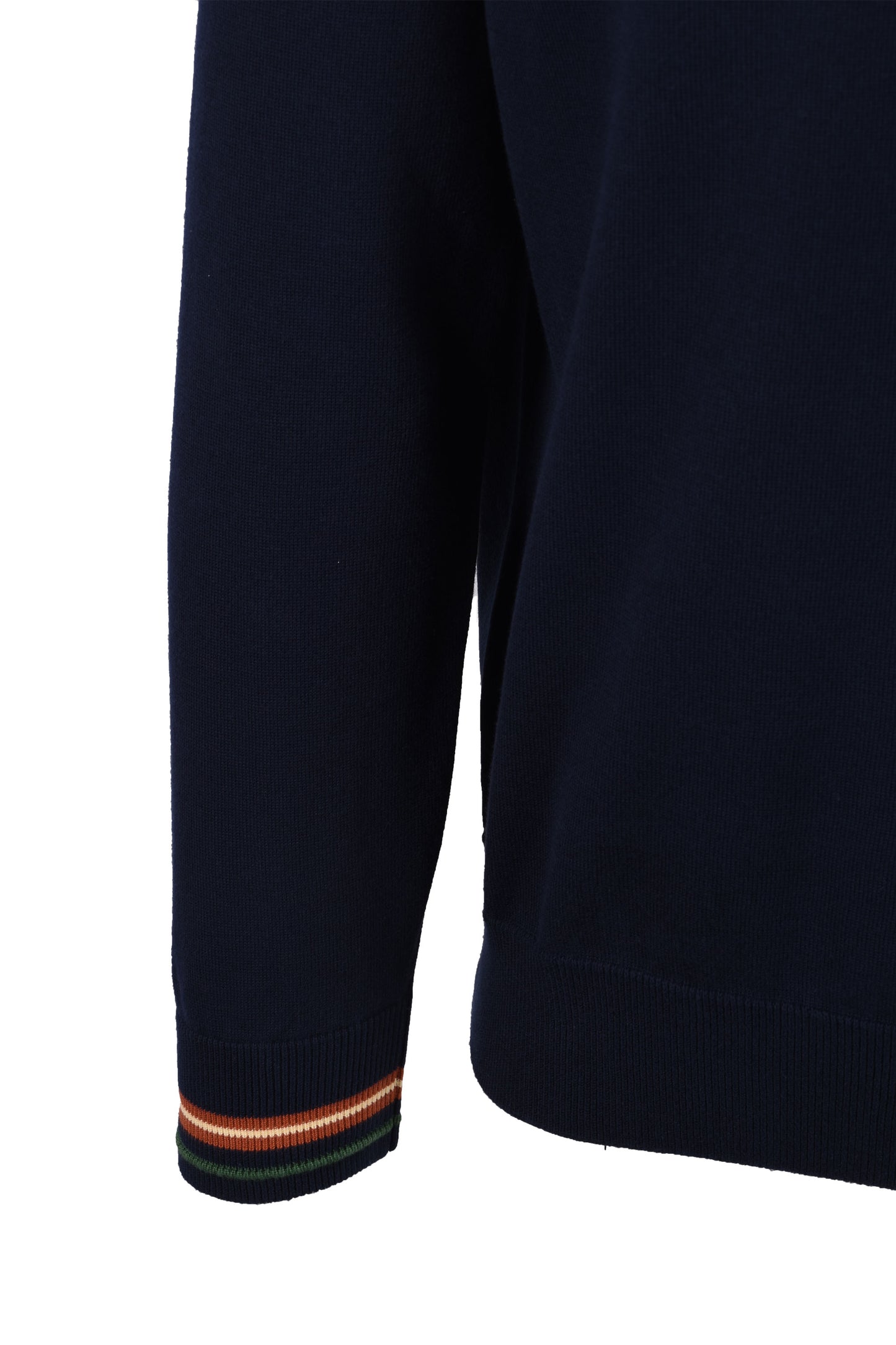 Lacoste Tipped Crew Neck Knitwear Navy Blue