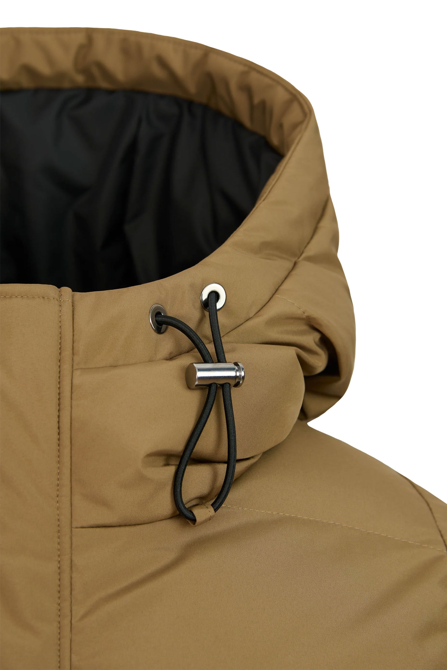 SANDBANKS ALPHA PUFFER JACKET LIGHT BROWN