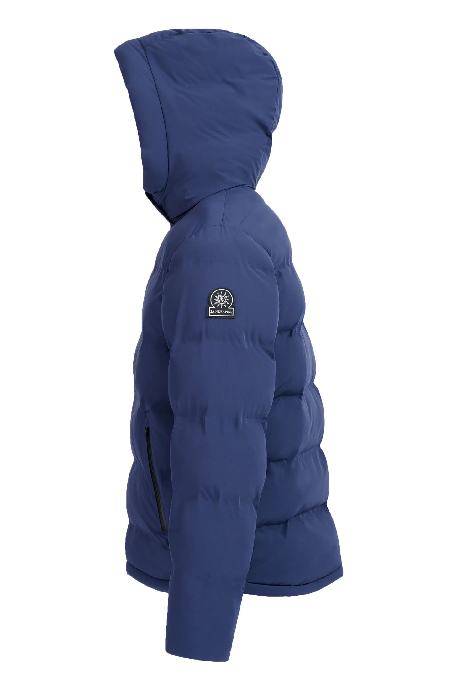 Sandbanks SANDBANKS WATERPROOF BANKS PUFFER JACKET NAVY
