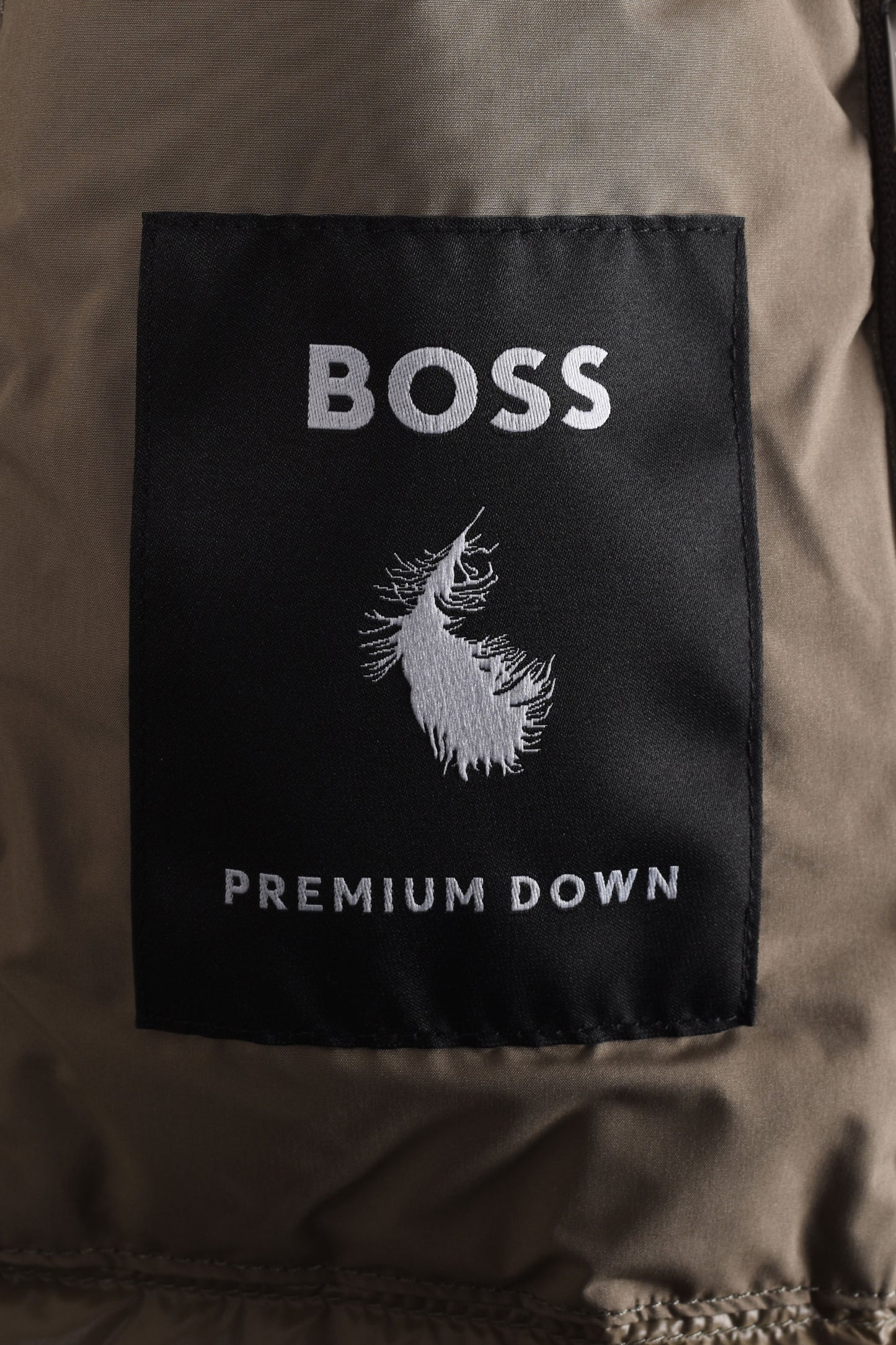 Boss Black Darens Gilet Open Brown