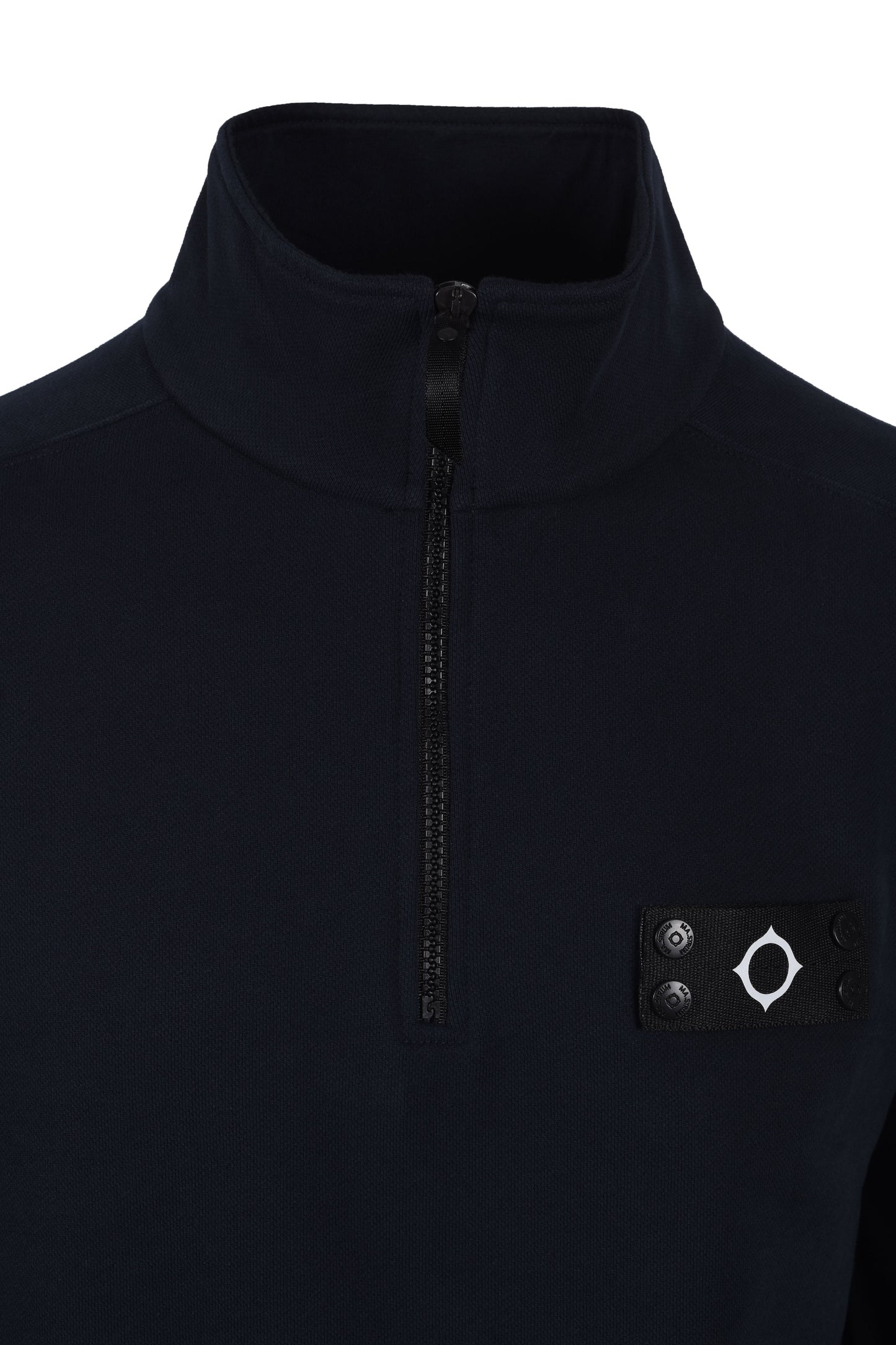 Ma.Strum Half Zip Sweatshirt Ink Navy