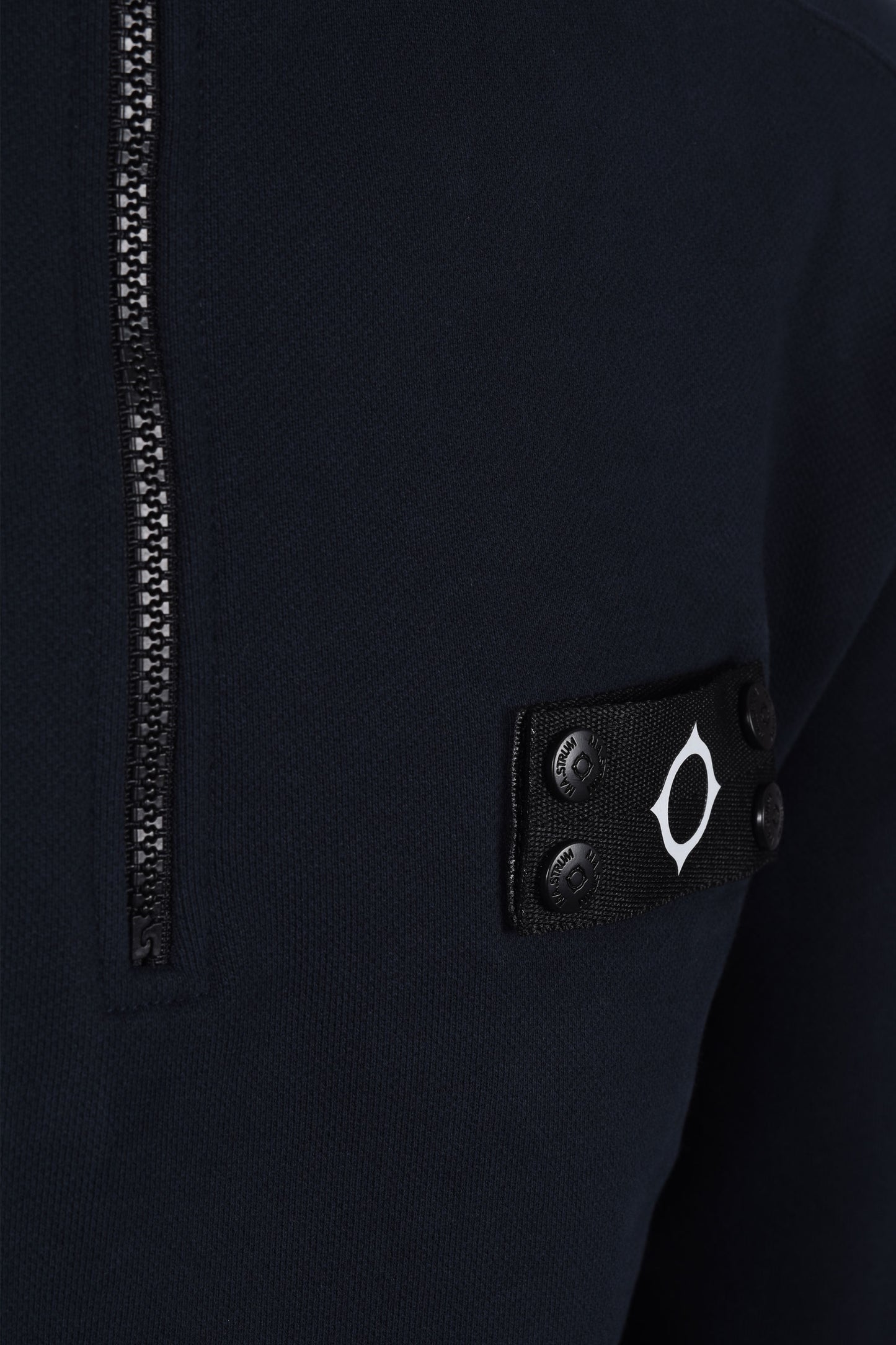 Ma.Strum Half Zip Sweatshirt Ink Navy