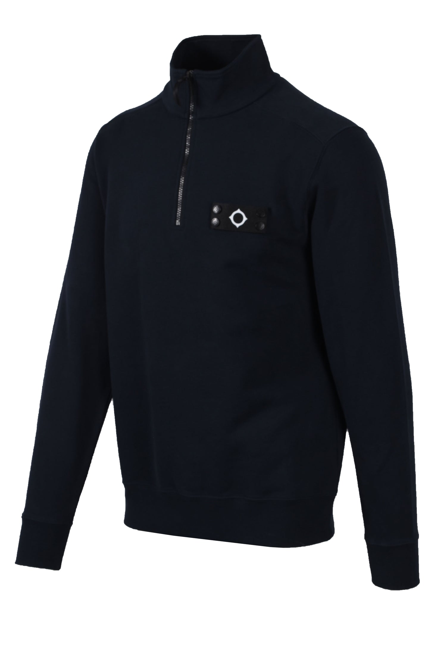 Ma.Strum Half Zip Sweatshirt Ink Navy