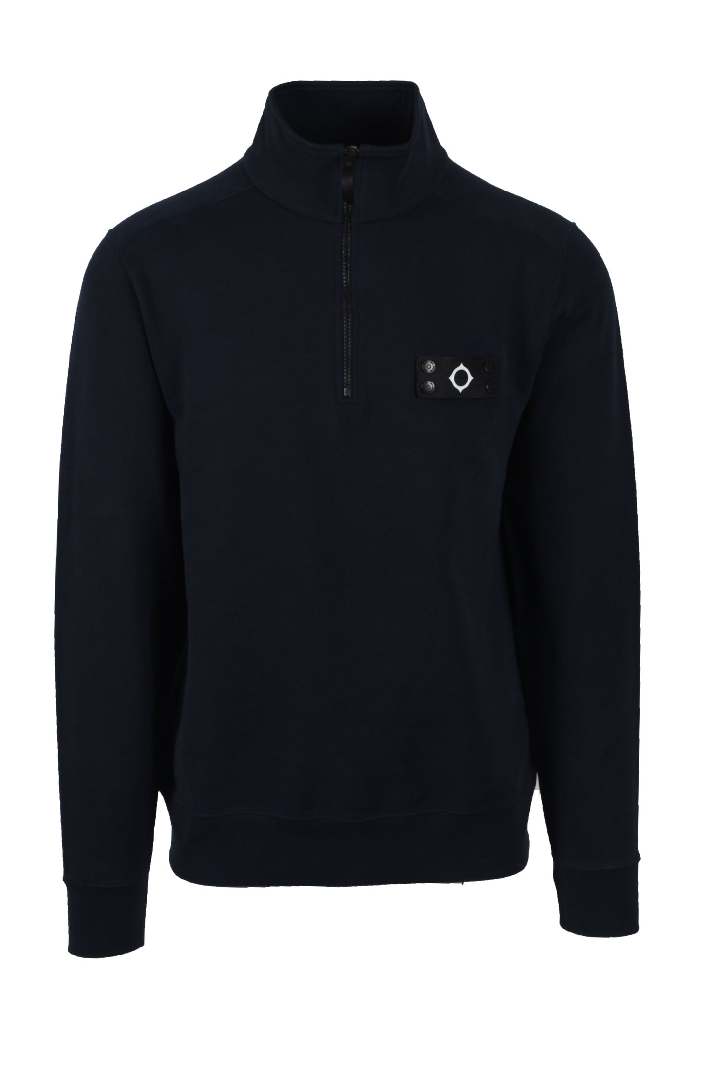 Ma.Strum Half Zip Sweatshirt Ink Navy