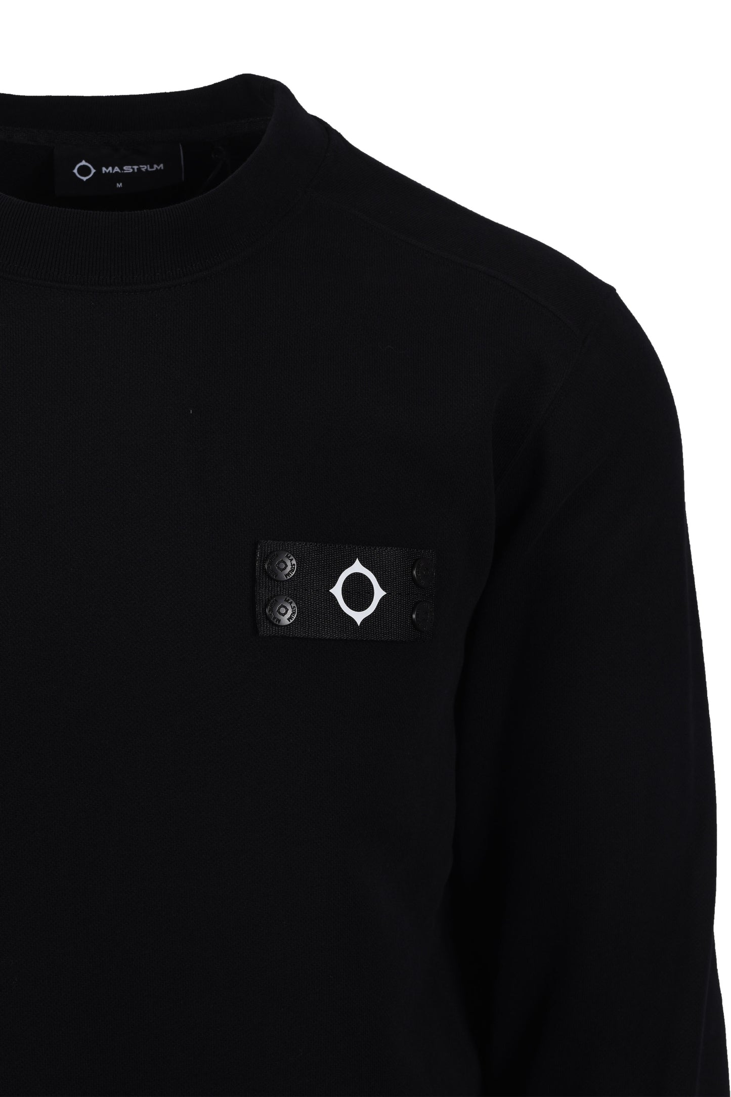 Ma.Strum Neo Crew Sweatshirt Jet Black