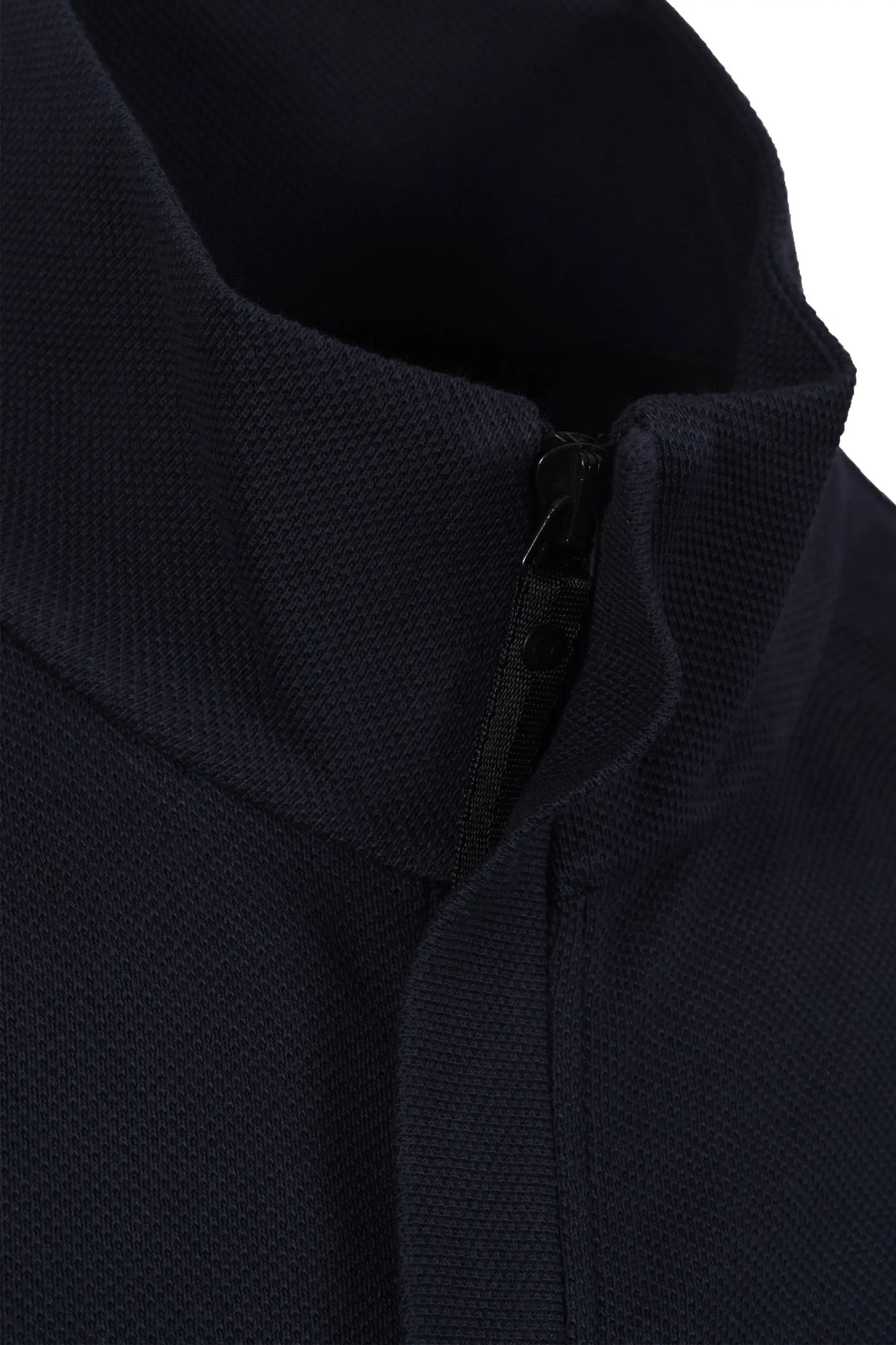 Ma.Strum Pique Full Zip Ink Navy Ma.Strum