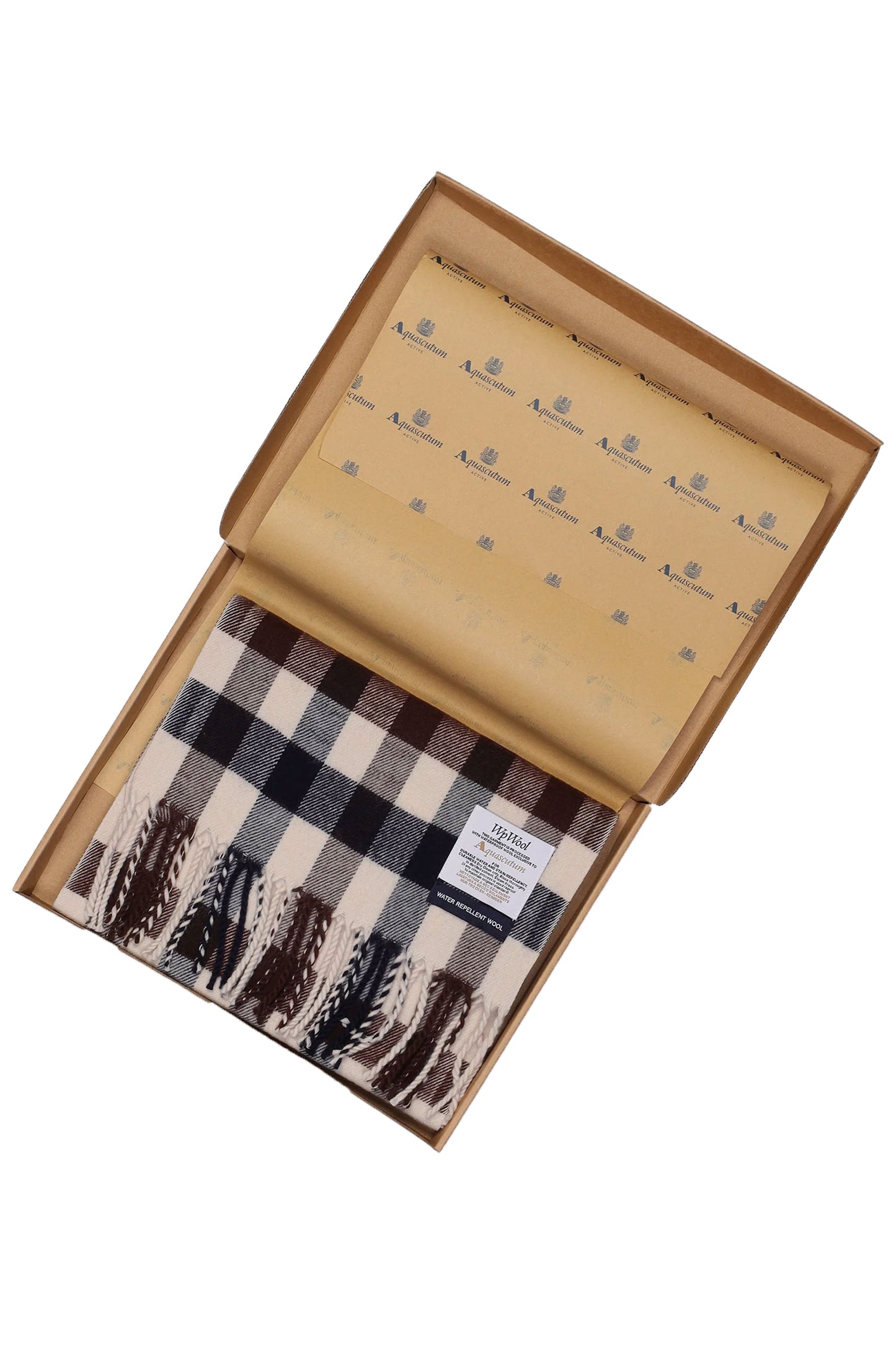 Aquascutum Club Check Scarf Large Club Check