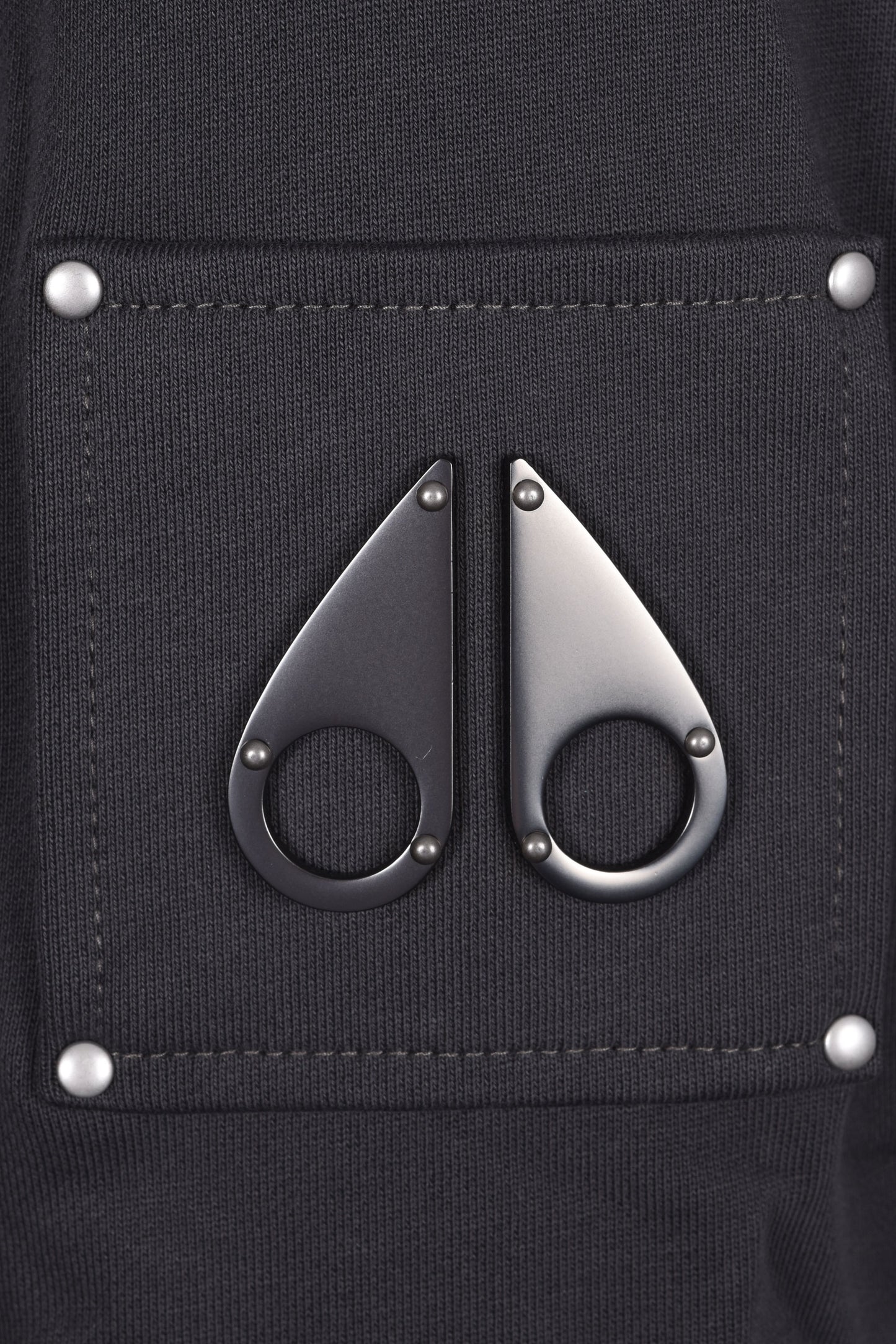 Moose Knuckles Hartsfield Crew Neck Sweatshirt Cement