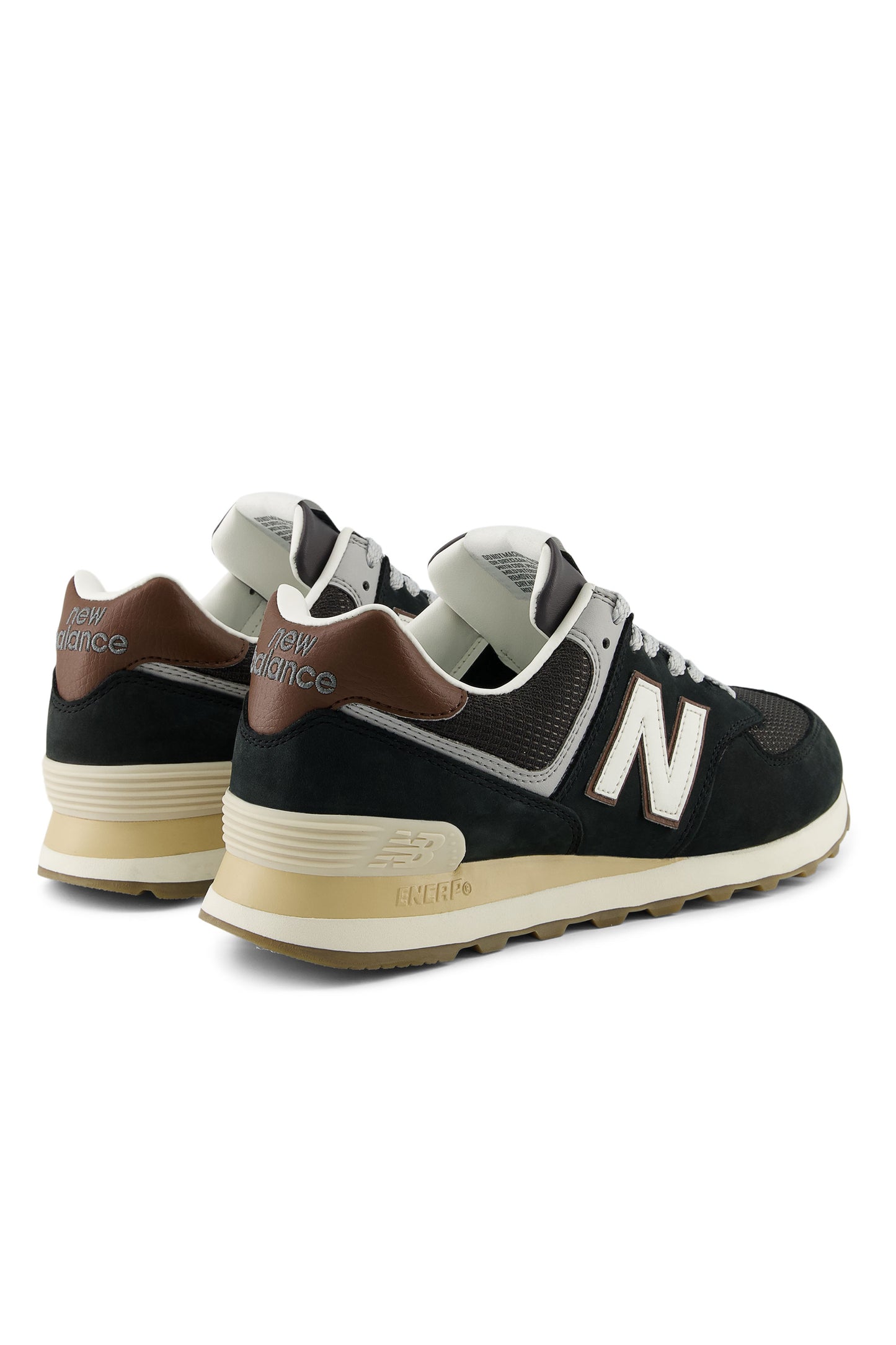NEW BALANCE 574 TRAINER BROWN/DARK SILVER