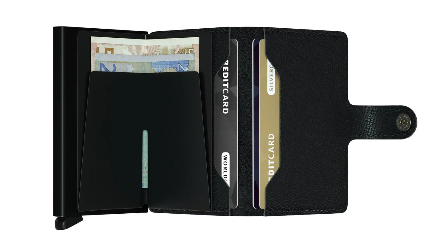 Secrid SECRID MINI WALLETS CRISPLE BLACK Secrid