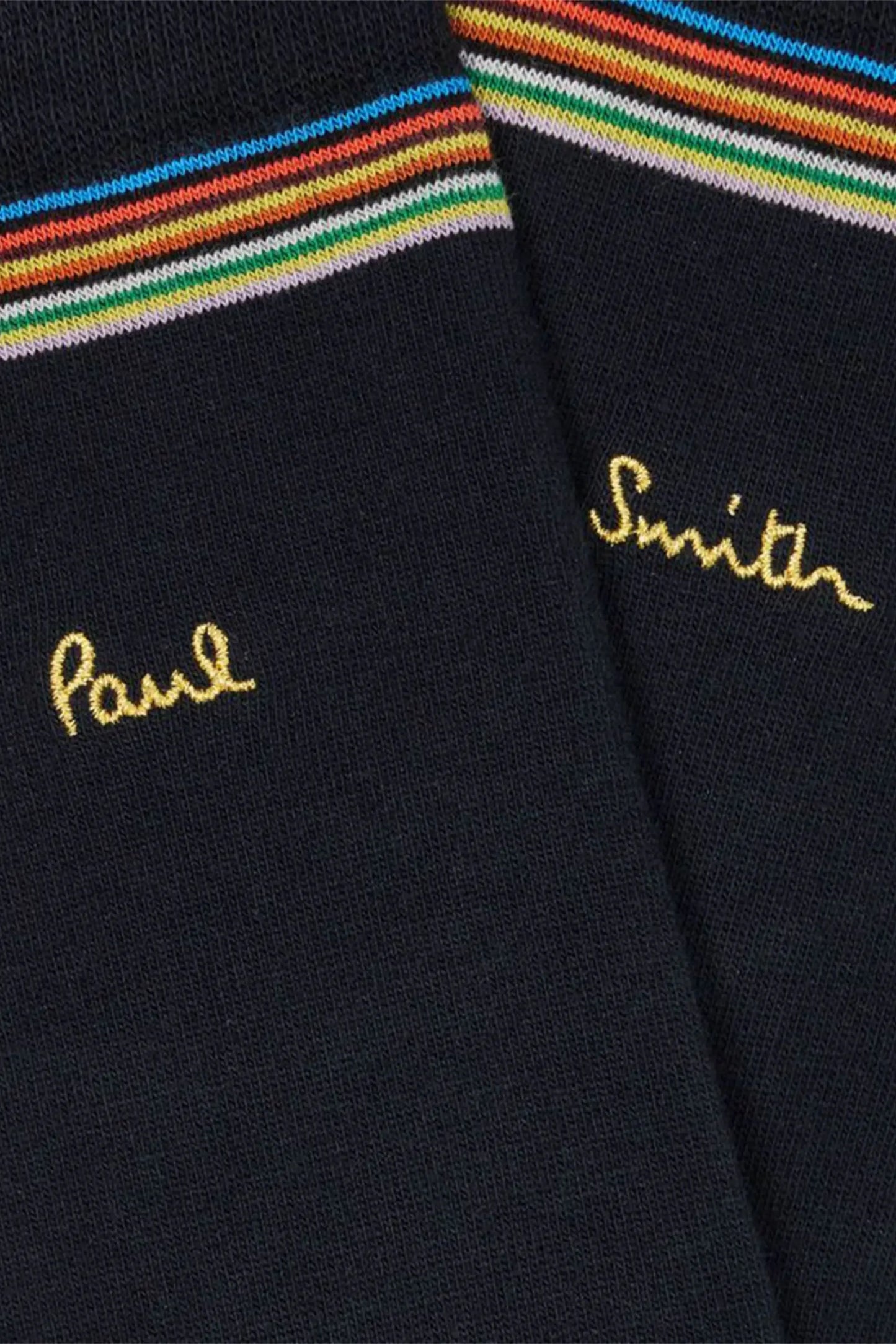 PAUL SMITH 3 PACK GOLD SIGNATURE SOCK MULTI STRIPE Paul Smith