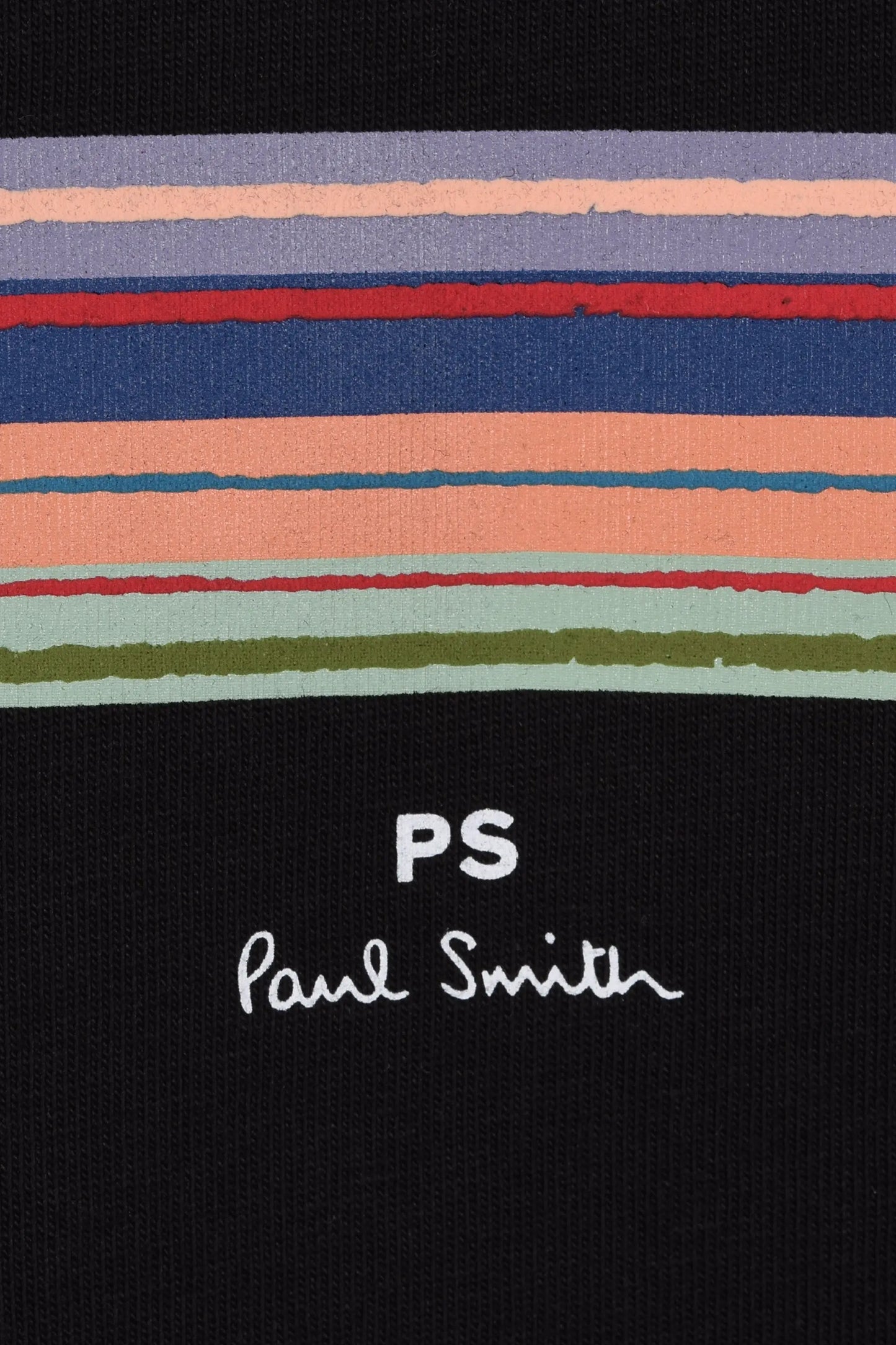 PAUL SMITH CASUAL FIT STRIPE T-SHIRT BLACK Paul Smith