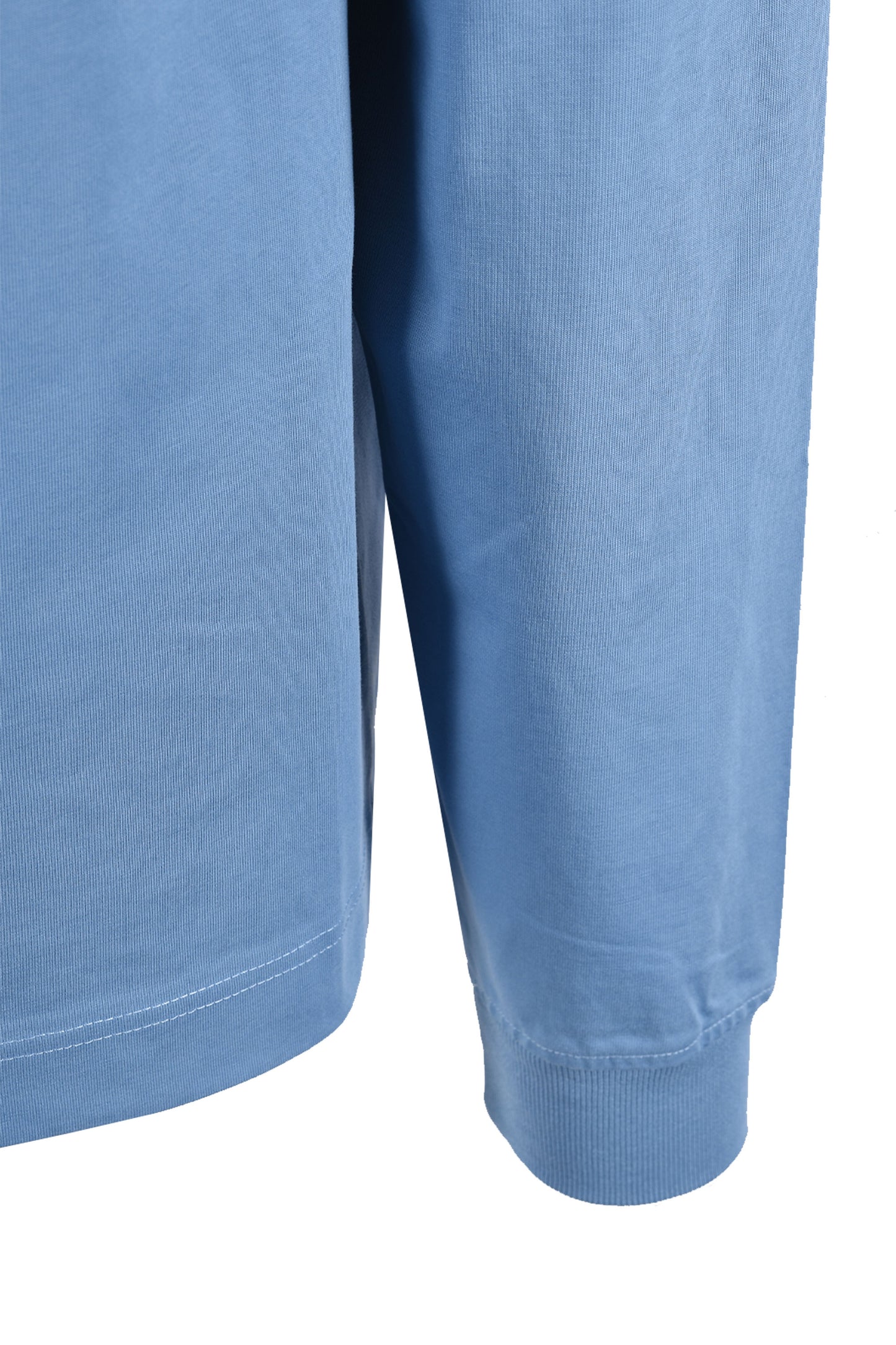 PAUL SMITH LONG SLEEVE POLO BLUE Paul Smith Michael Stewart Menswear Polo Shirts