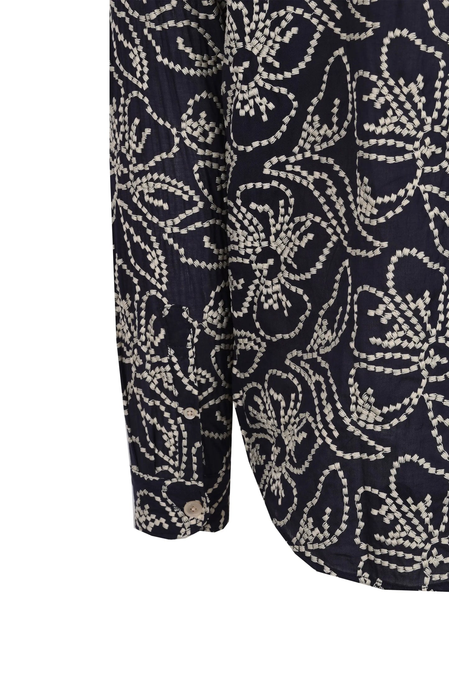 PAUL SMITH LS REG FIT FLORAL SHIRT NAVY Paul Smith