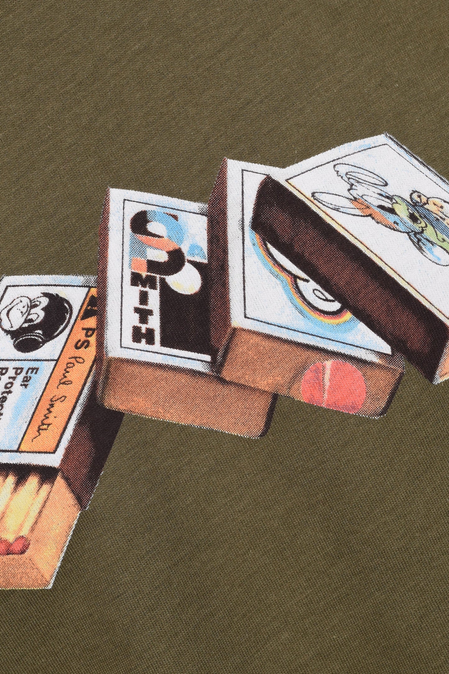 PAUL SMITH MATCHBOXES T-SHIRT SAGE
