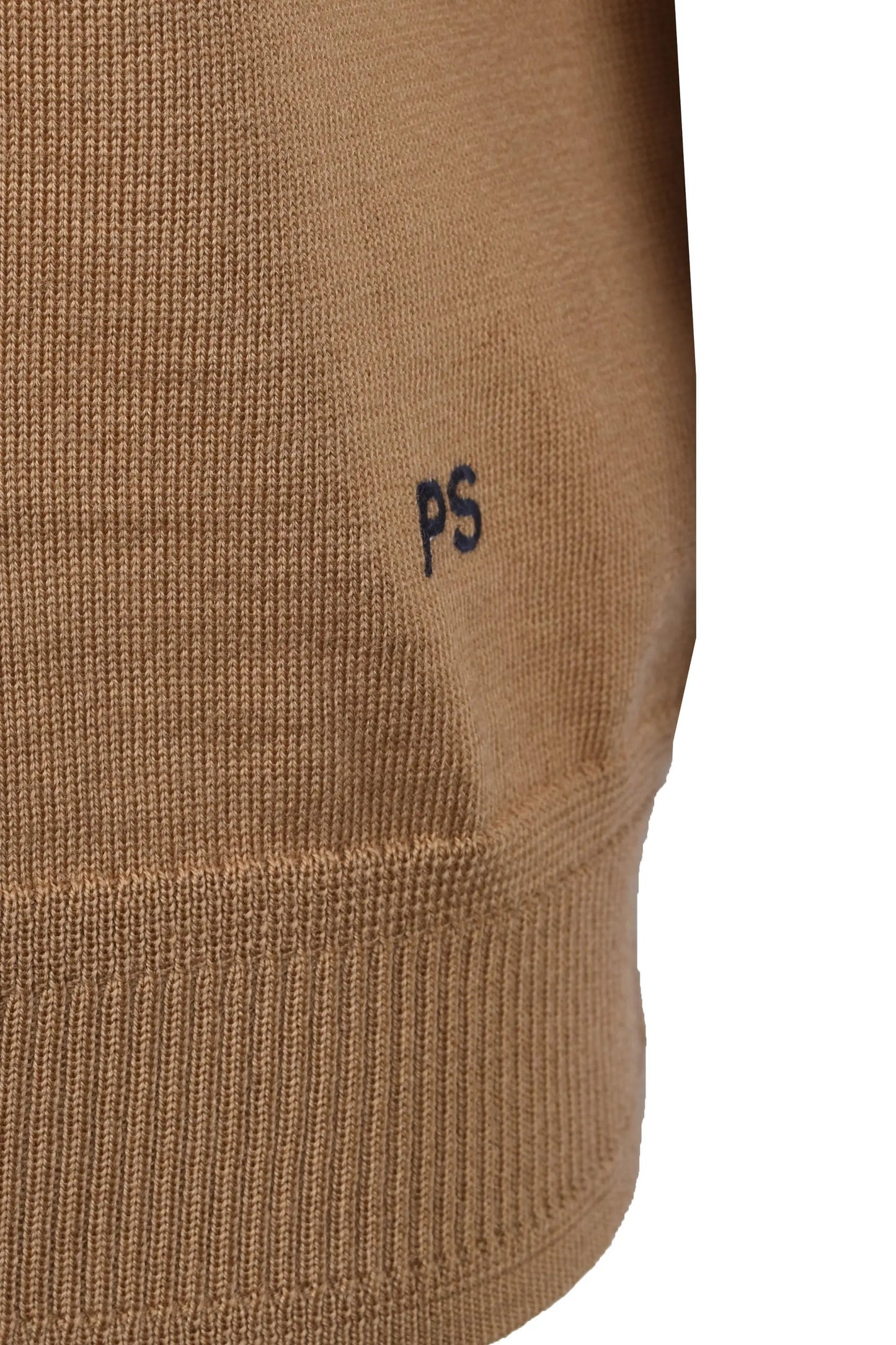 PAUL SMITH MERINO SWEATER SS POLO BEIGE Paul Smith