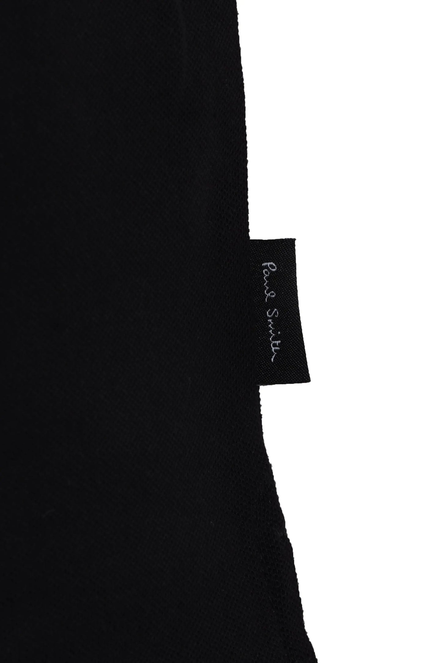 PAUL SMITH REG FIT ZIP POLO SHIRT BLACK Paul Smith