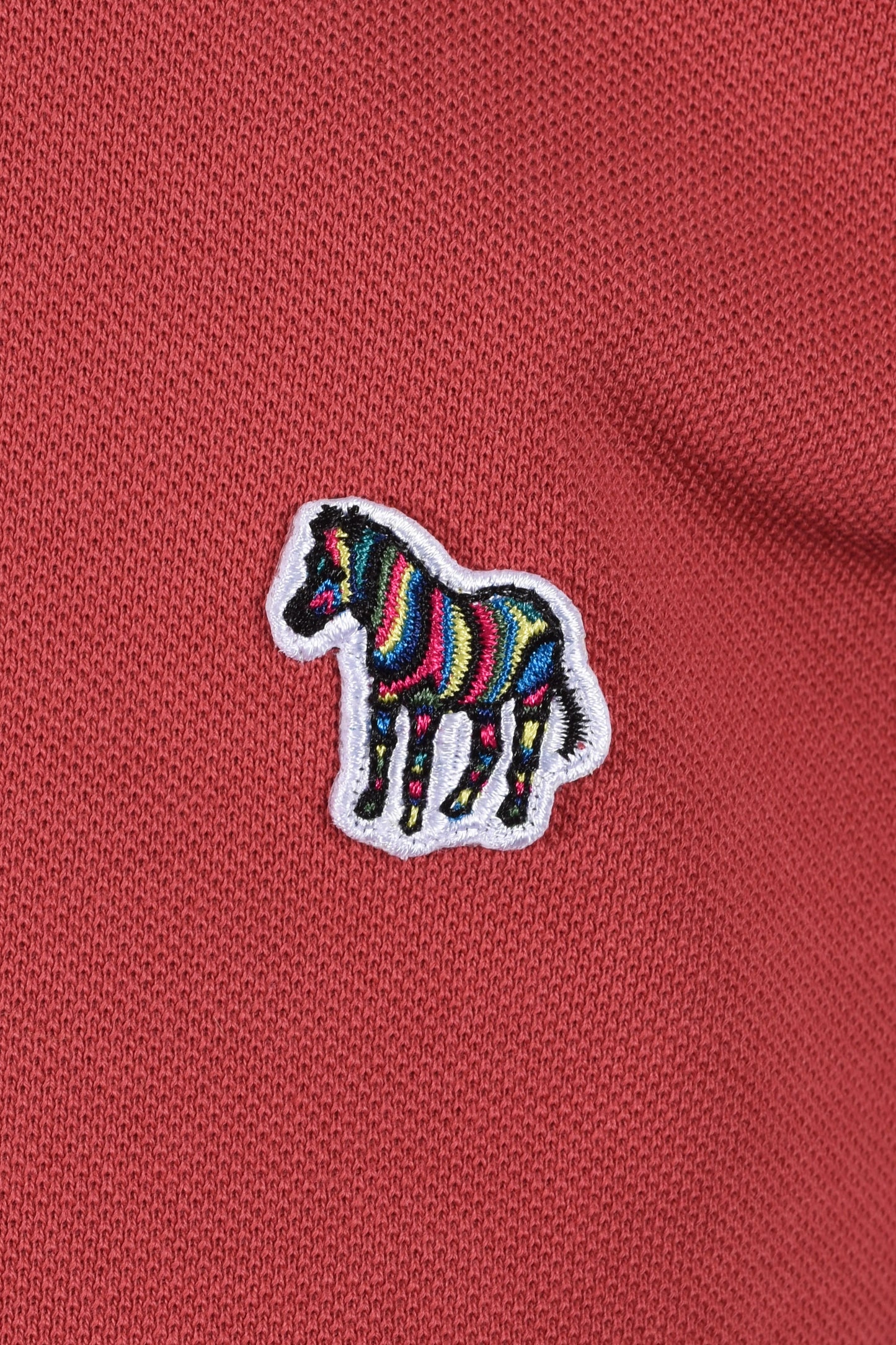 PAUL SMITH ZEBRA POLO SHIRT PINK