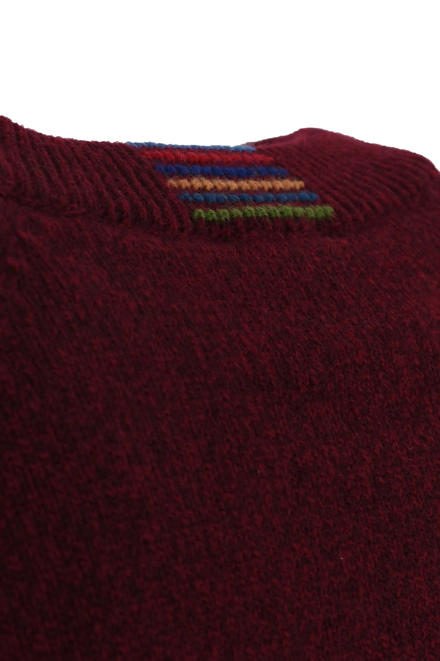 Paul Smith Crew Neck Knitwear Burgundy Paul Smith