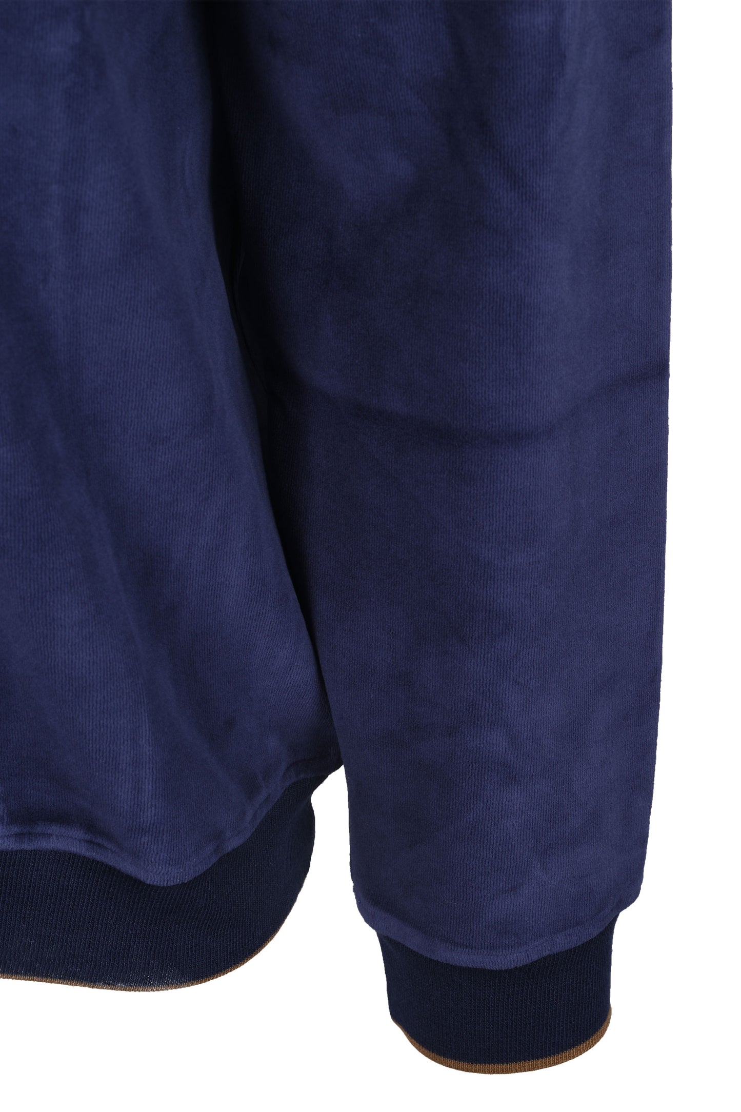 Paul Smith Half Zip Velour Sweatshirt Ink Blue