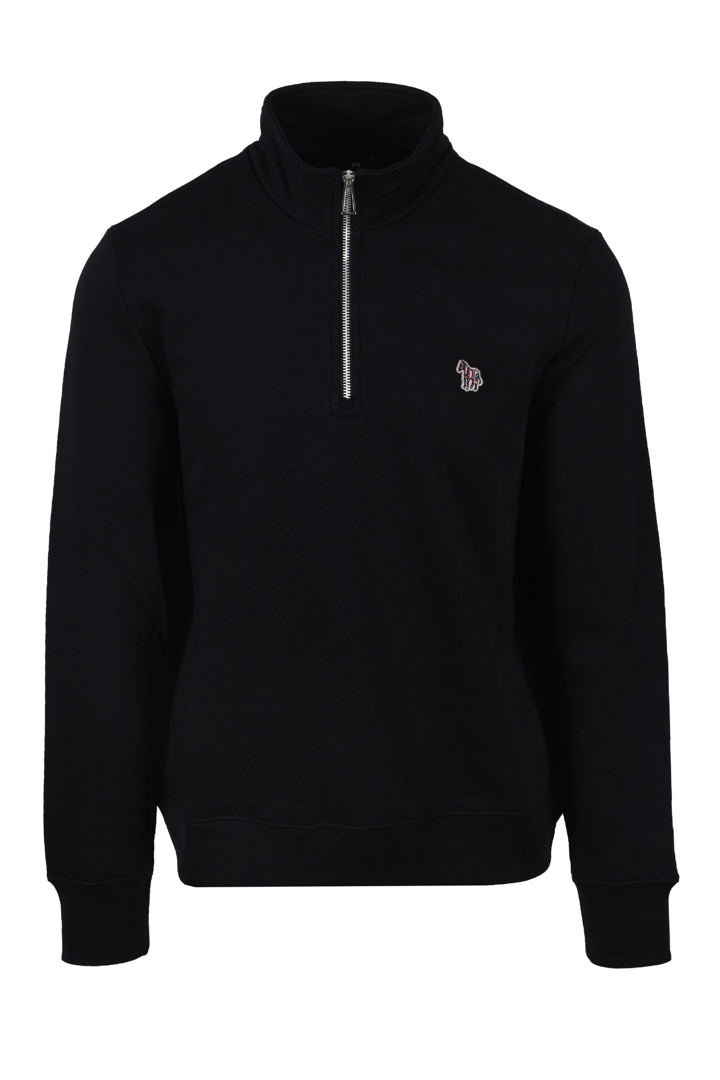 Paul Smith Reg Fit Half Zip Sweatshirt Black