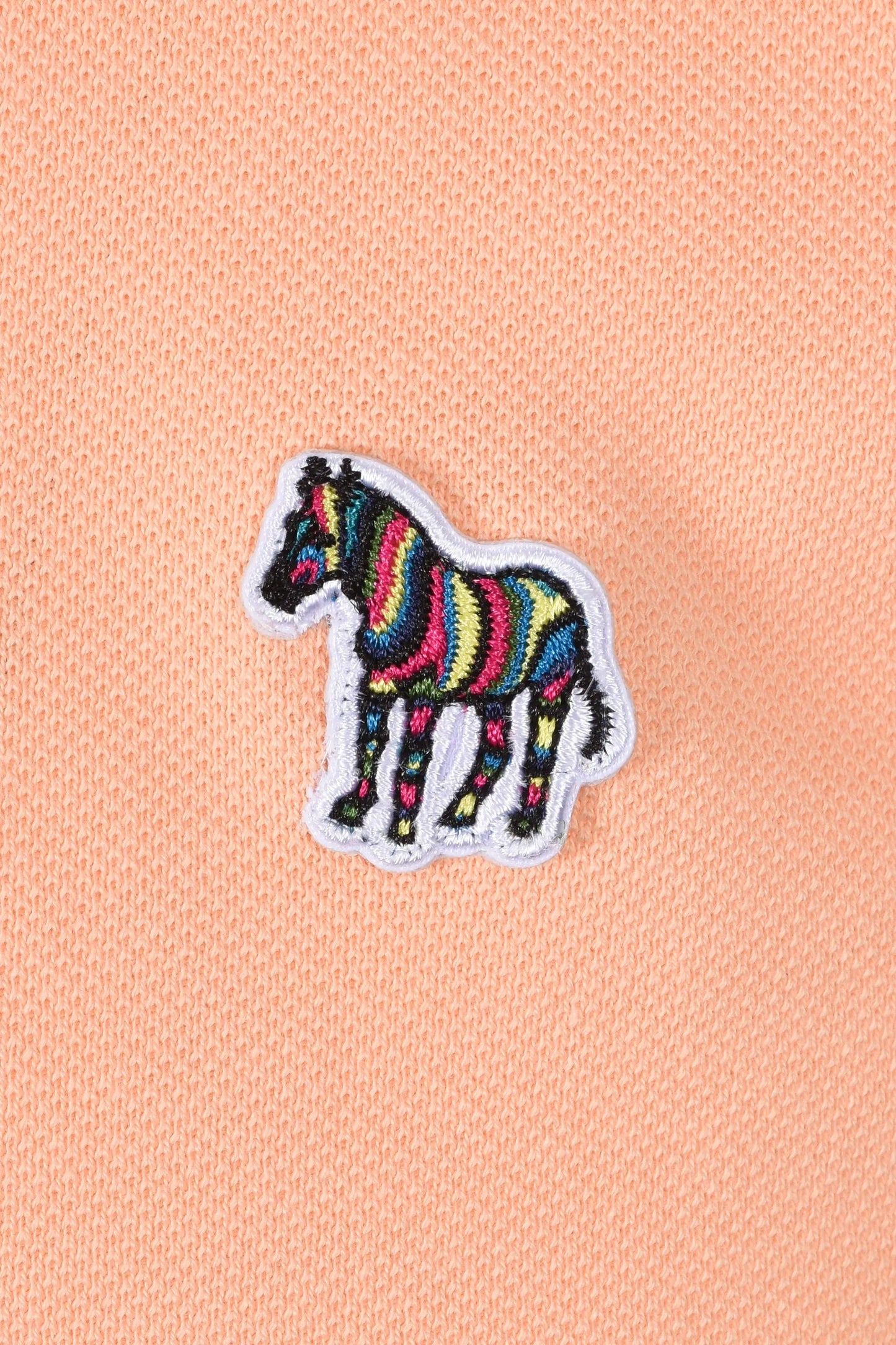 Paul Smith Reg Fit SS Polo Zebra Peach Paul Smith