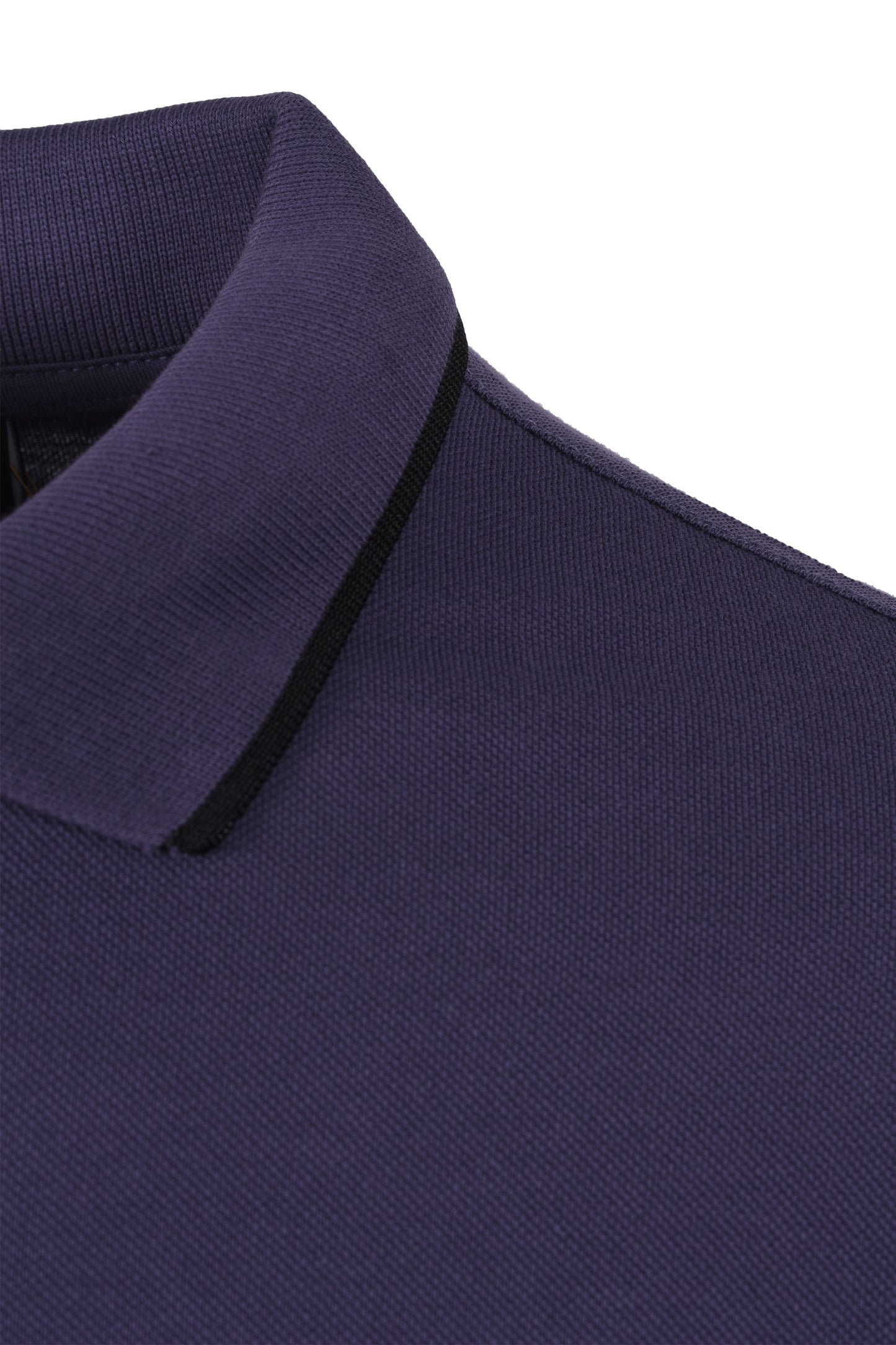 Paul Smith Reg Fit Tipped Polo Shirt Dark Violet