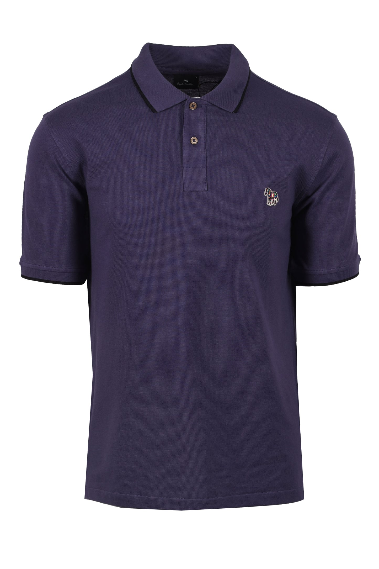 Paul Smith Reg Fit Tipped Polo Shirt Dark Violet