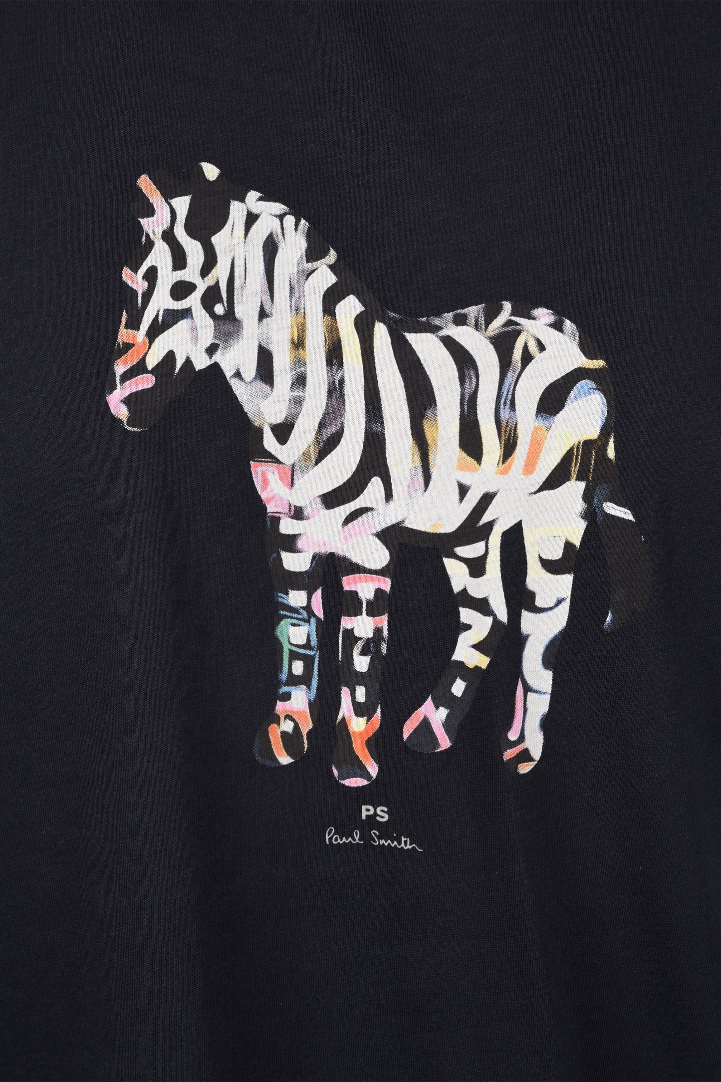 Paul Smith Reg Fit Zebra T-Shirt Dark Navy