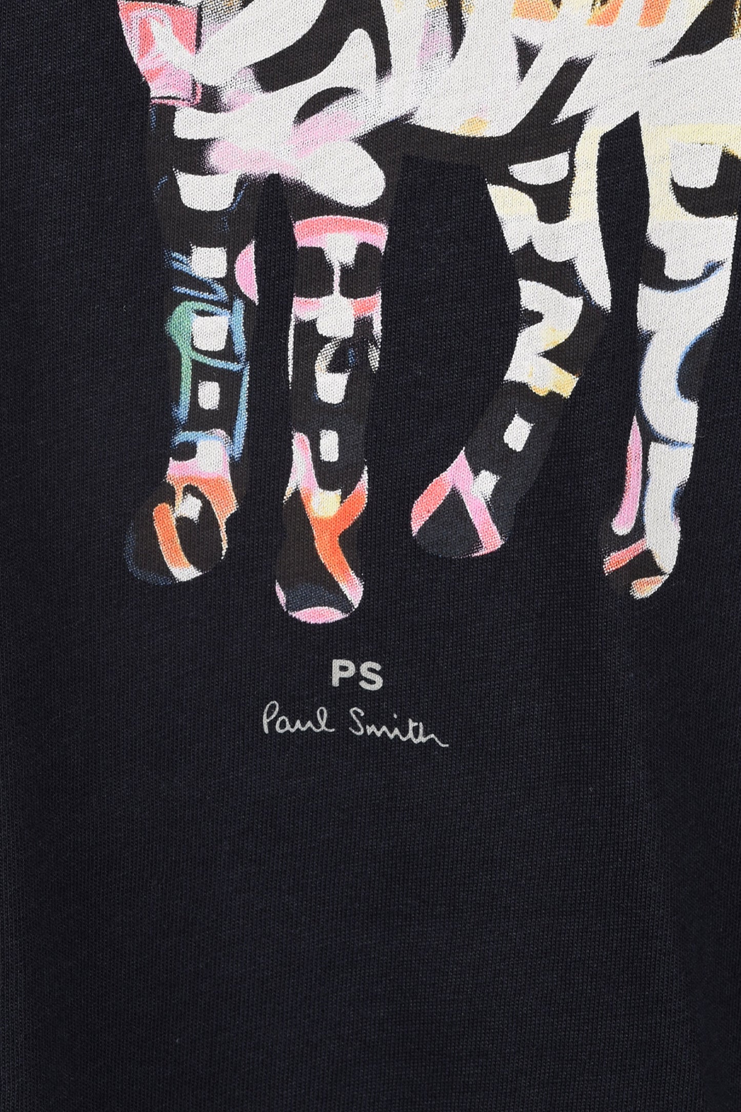Paul Smith Reg Fit Zebra T-Shirt Dark Navy