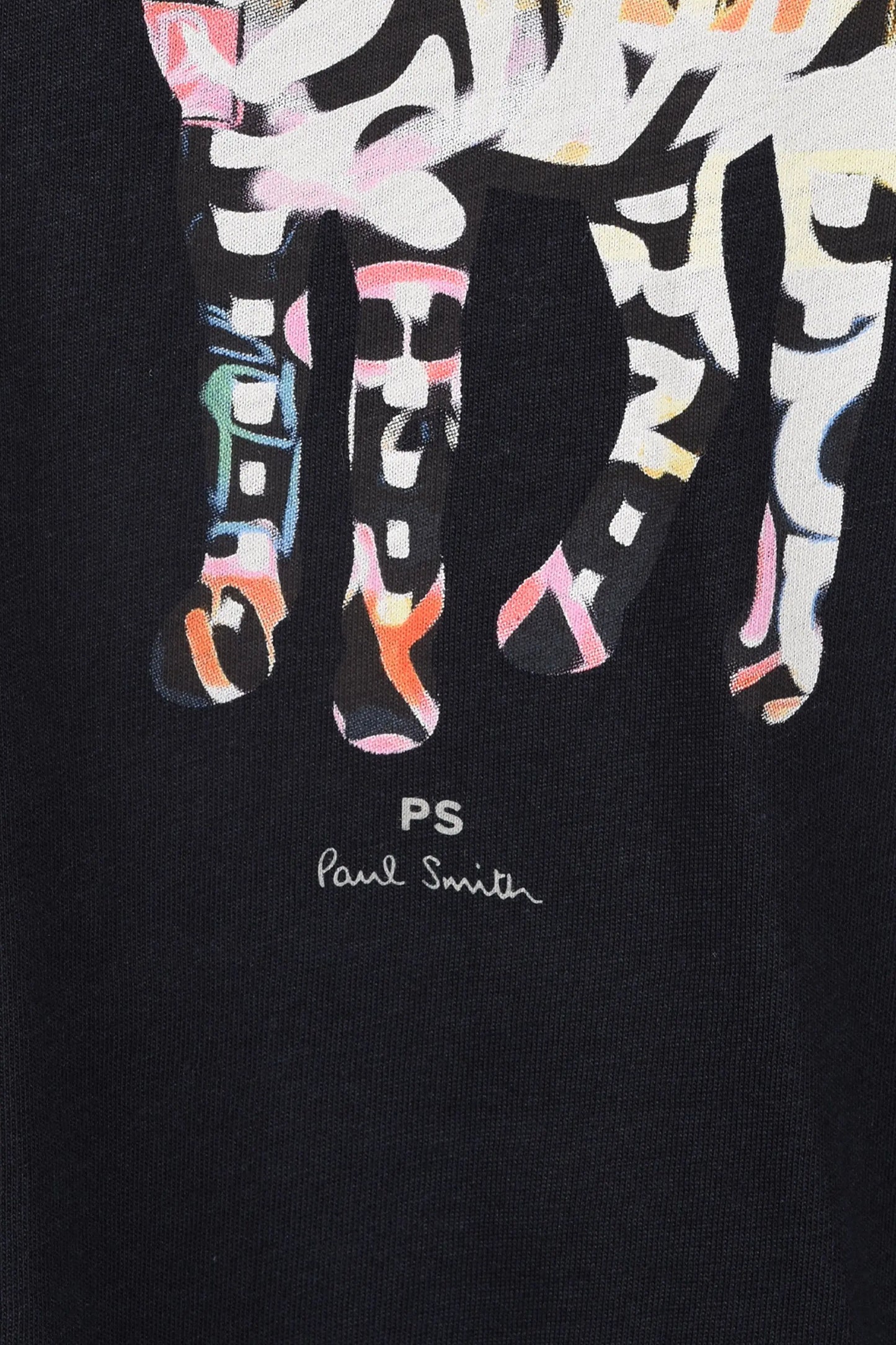 Paul Smith Reg Fit Zebra T-Shirt Dark Navy Paul Smith