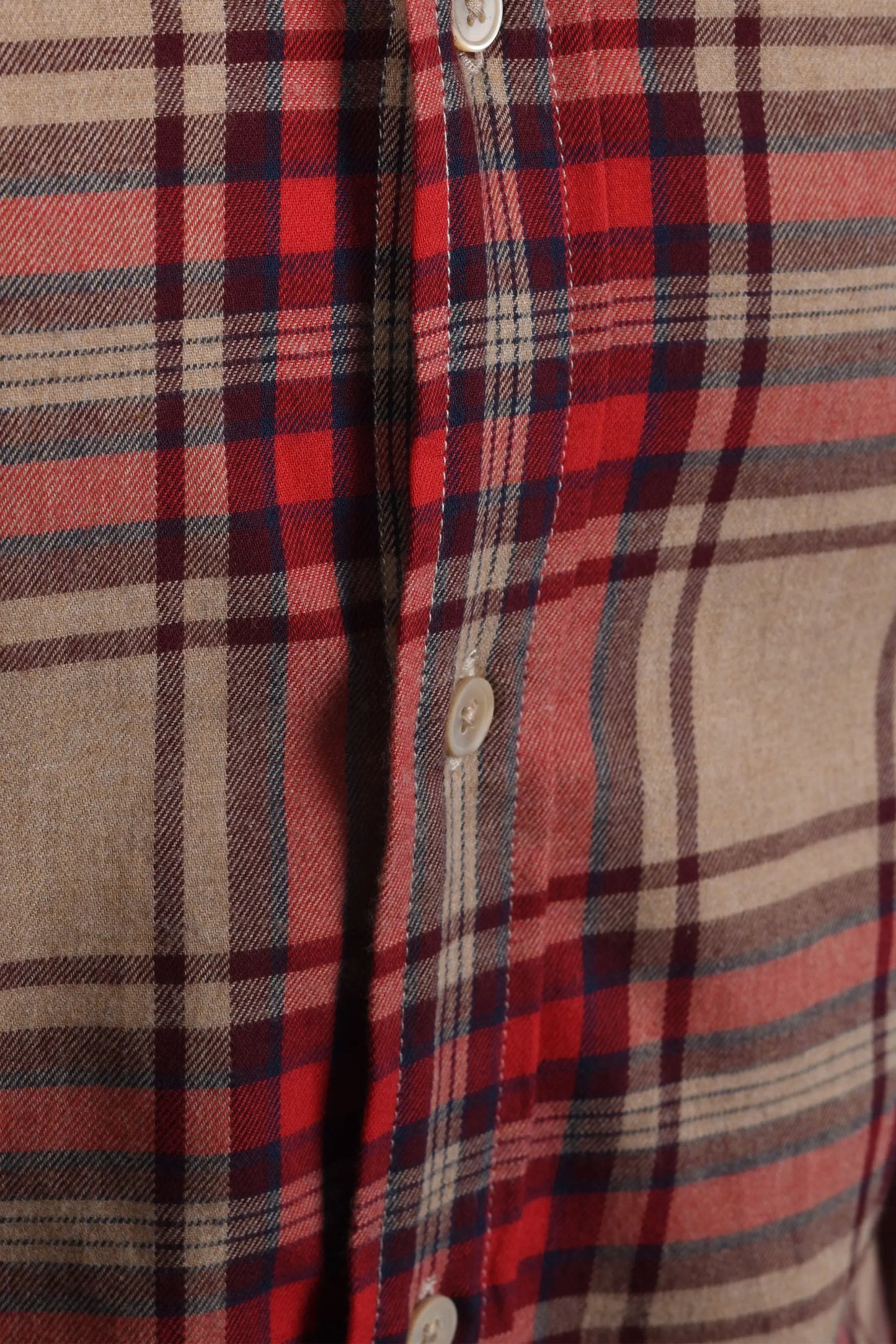 Paul Smith Tailored Fit Check Shirt Tan Paul Smith