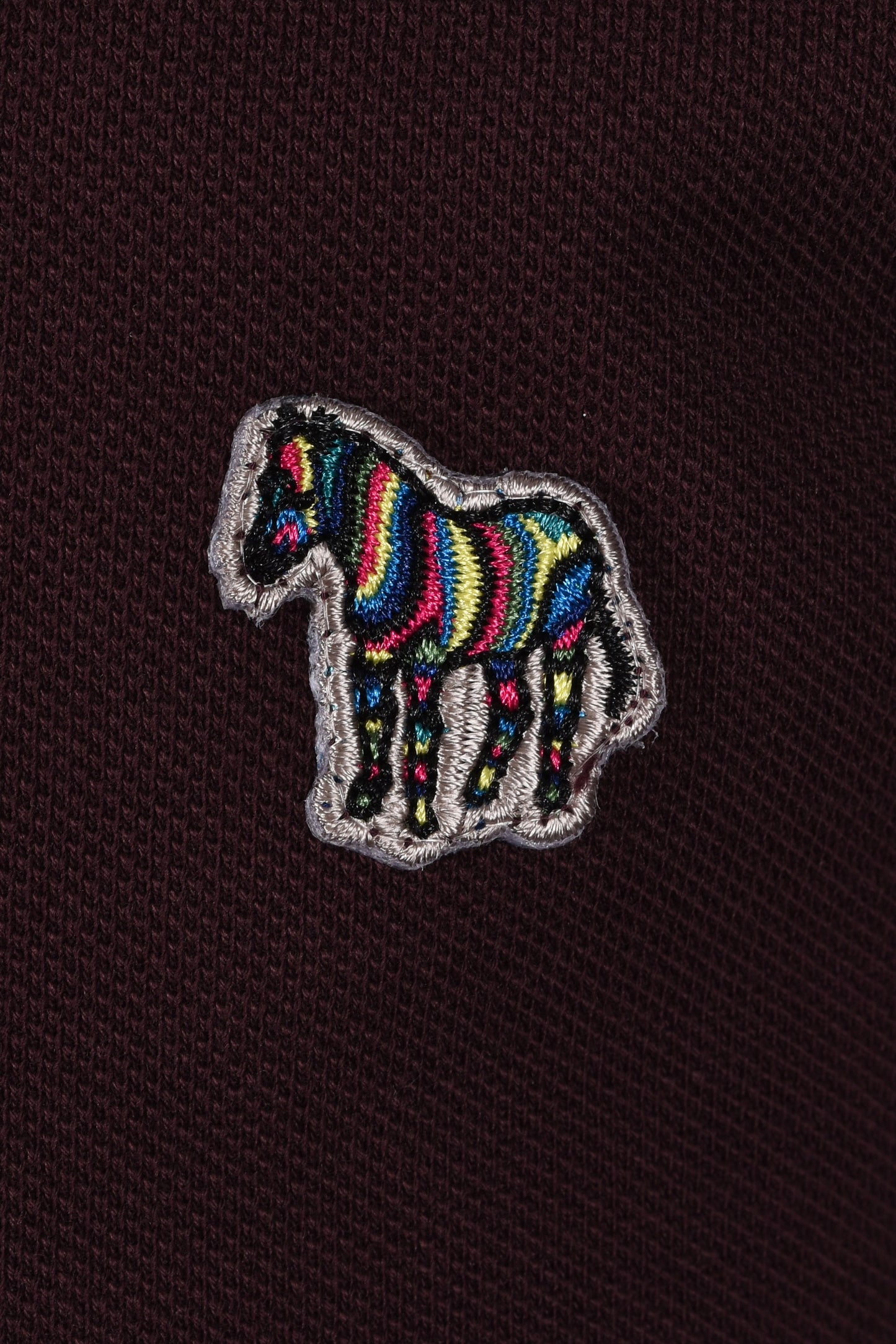 Paul Smith Zebra Polo Dark Red